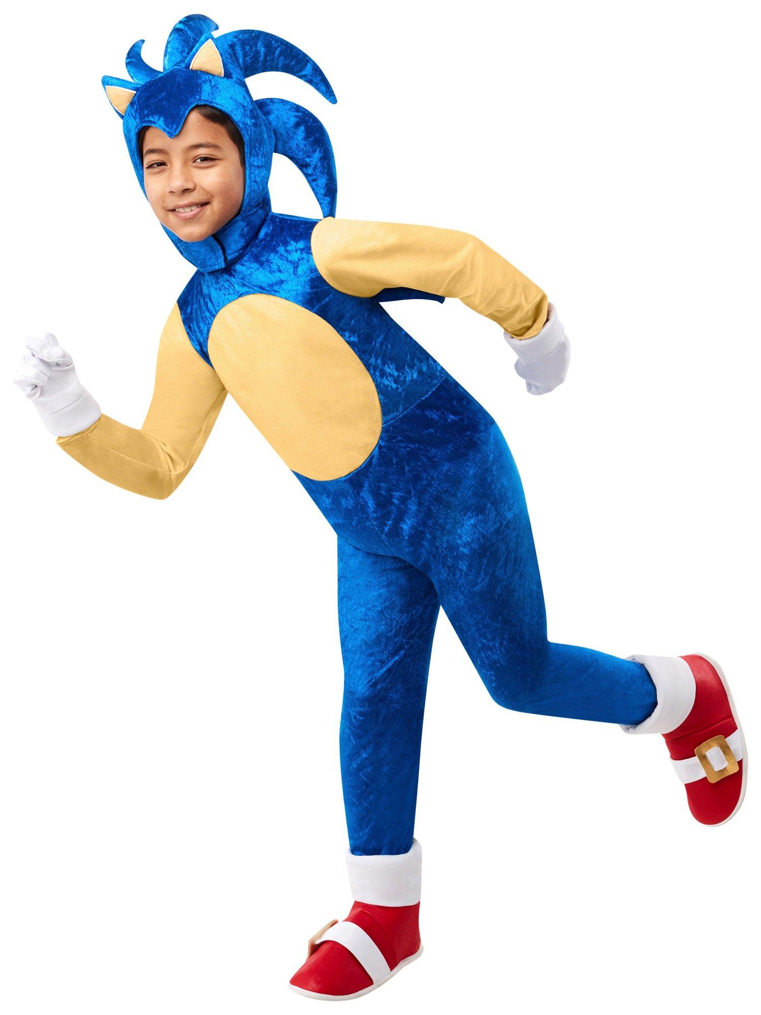 Sonic the Hedgehog Child Deluxe Costume, Size: Small, Rubie's Costume Company