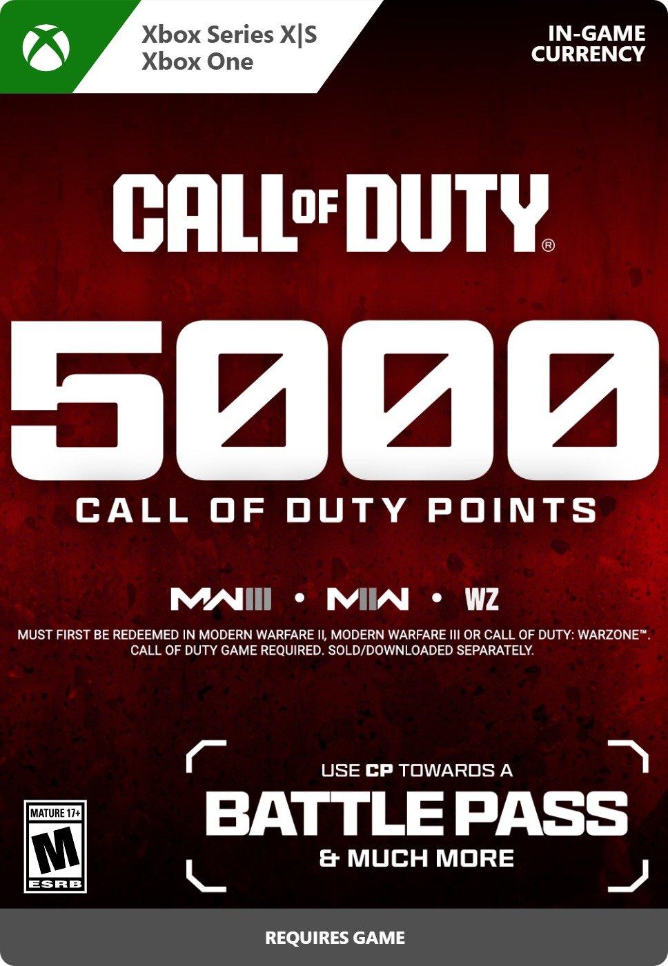 Call of Duty Points 5,000 - Xbox Series X