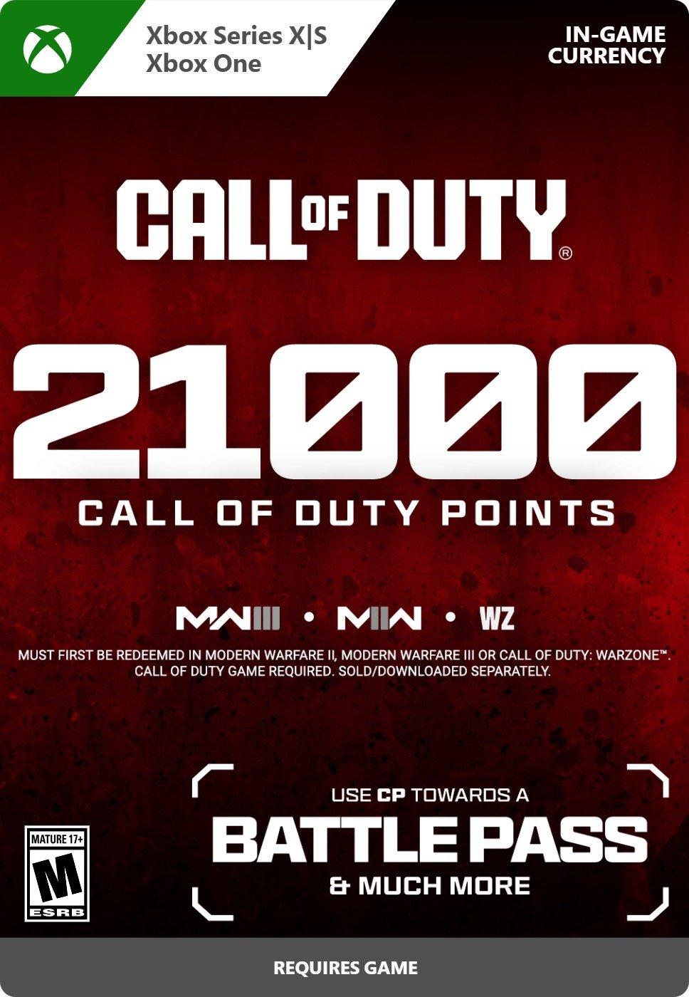 Call of Duty Points 21,000