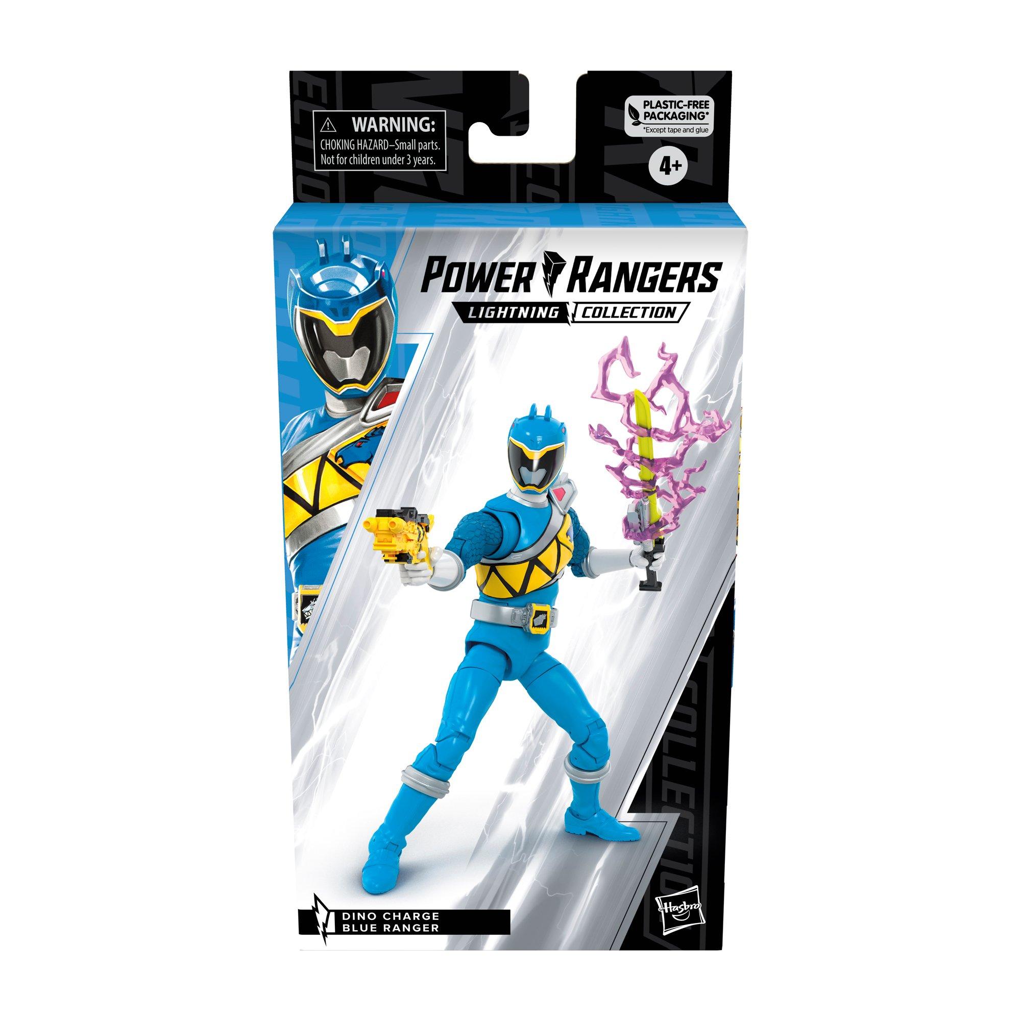  Power Rangers Lightning Collection Dino Thunder Blue Ranger  6-Inch Premium Collectible Action Figure Toy with Accessories : Toys & Games