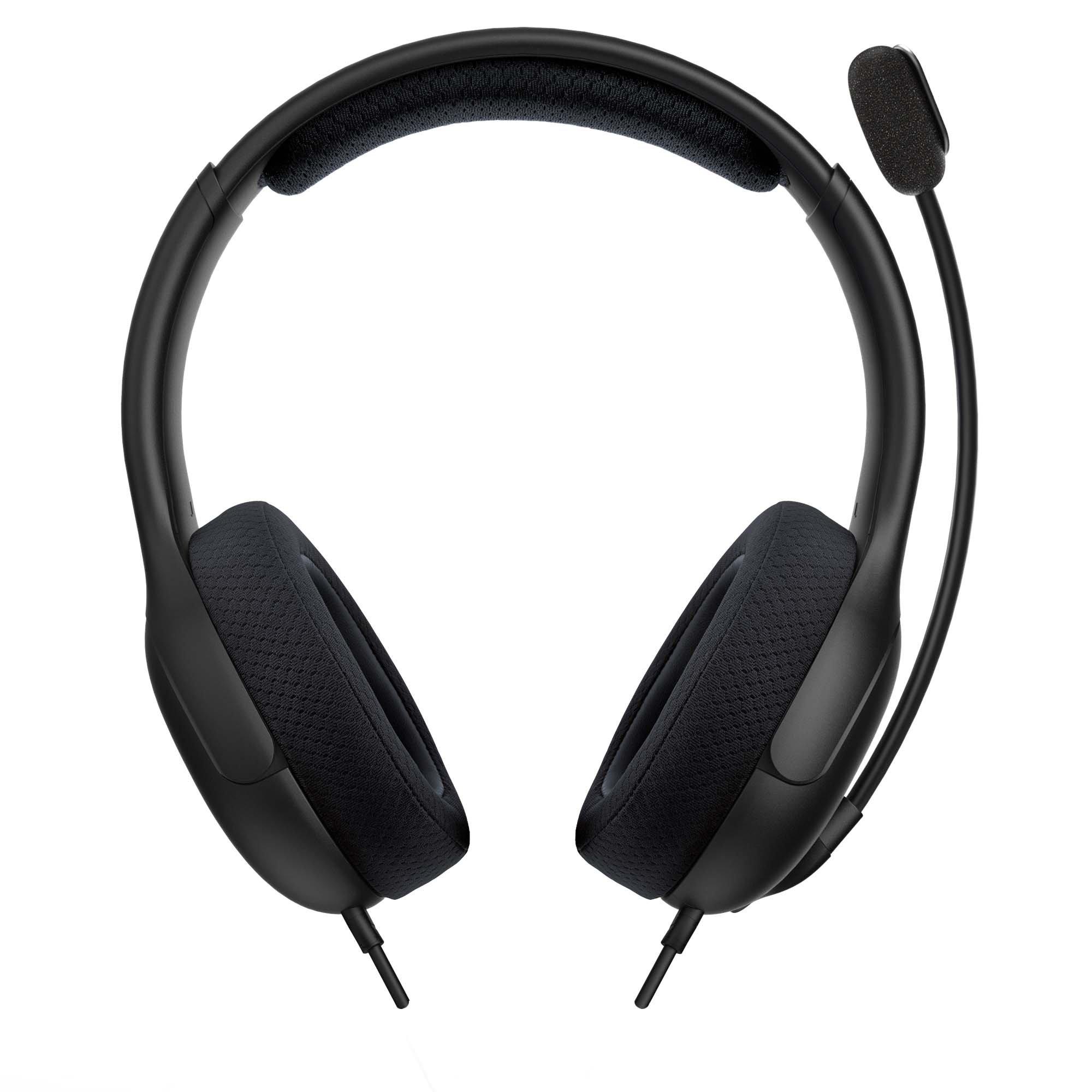 PDP AIRLITE Wired Headset with Noise Cancelling Microphone: Nintendo Switch  - Black 