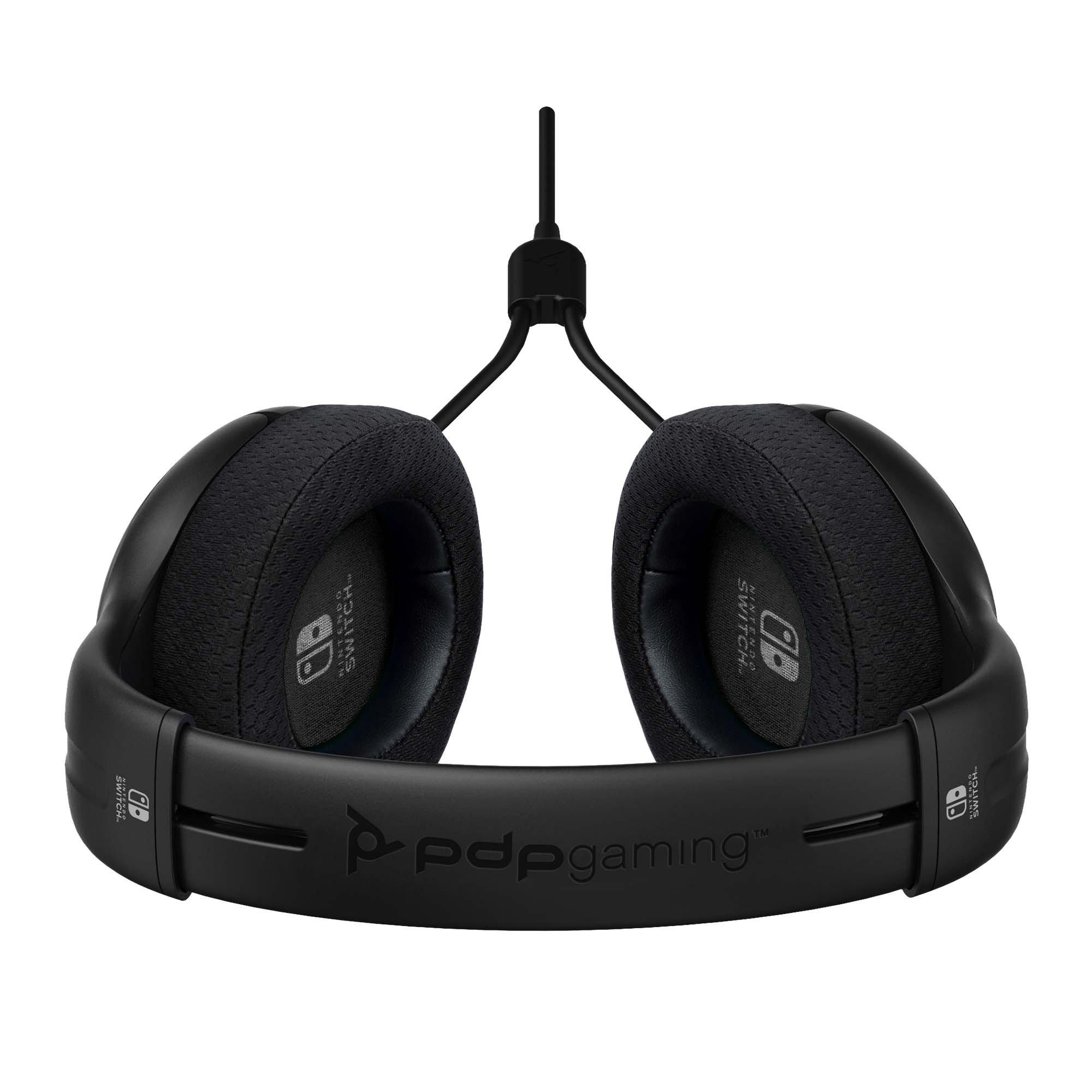 PDP Gaming Lvl40 Wired Stereo Headset for Nintendo Switch (Black)