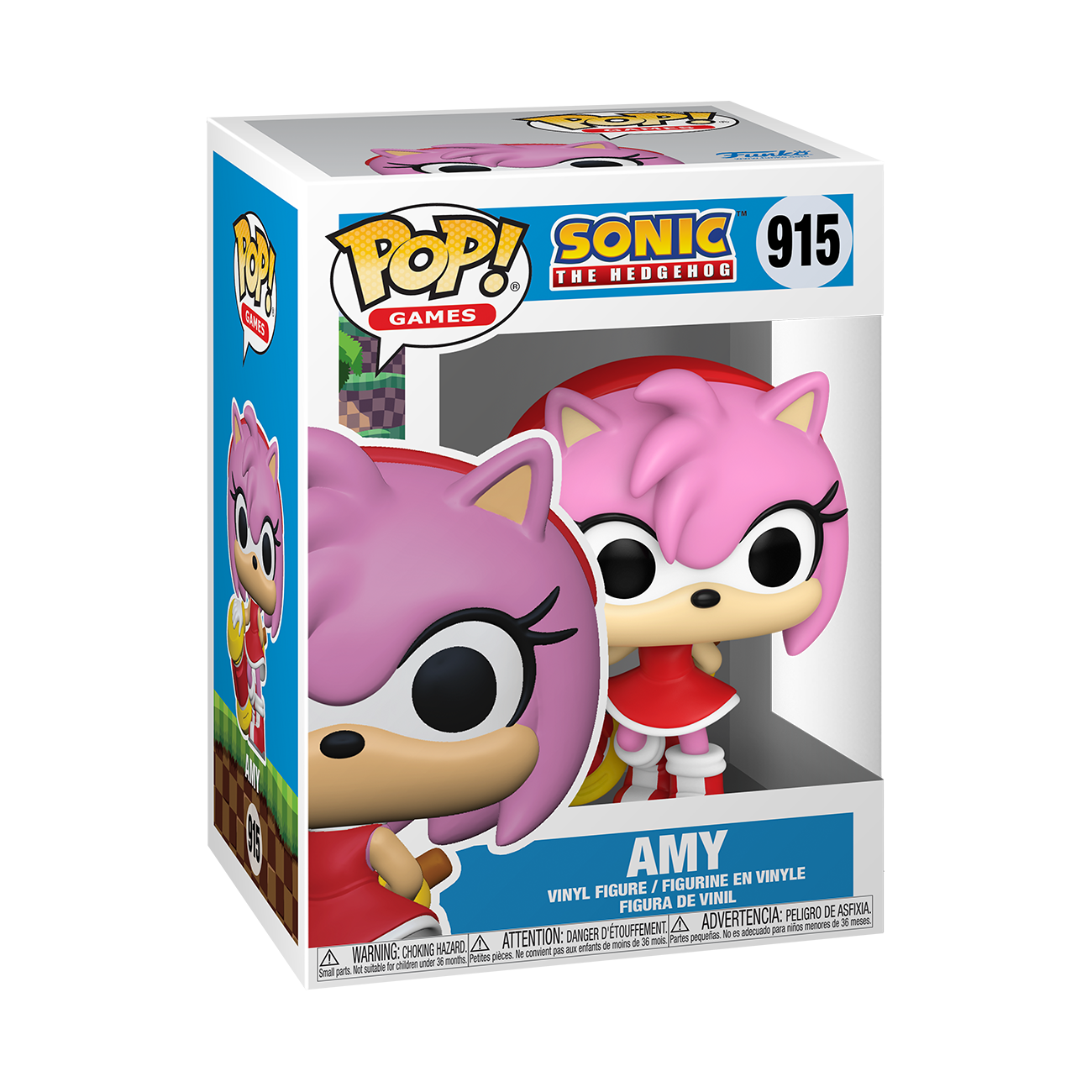 Funko POP! Games: Sonic the Hedgehog - Amy Rose 3.85-in Vinyl Figure