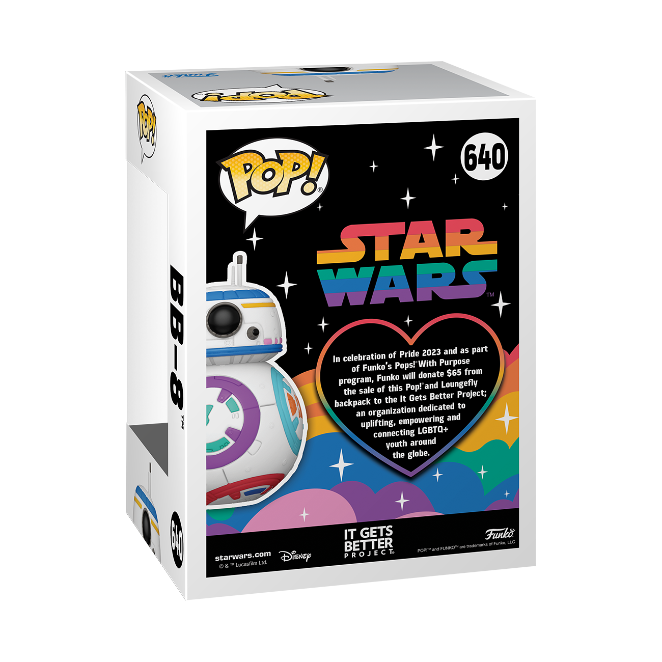 Funko POP! Pride Collection Star Wars BB-8 4-in Vinyl Figure