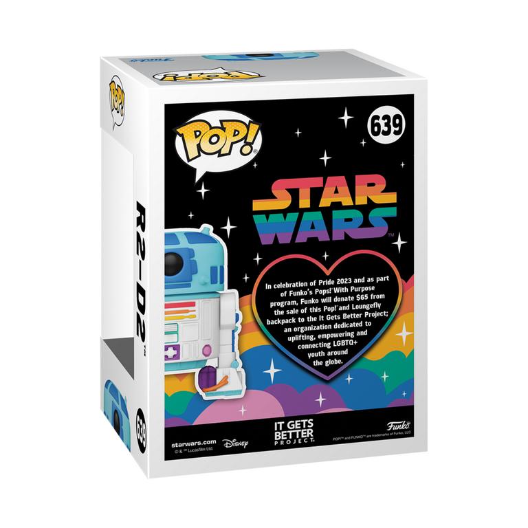 Funko POP! Pride Collection Star Wars R2-D2 3.8-in Vinyl Figure