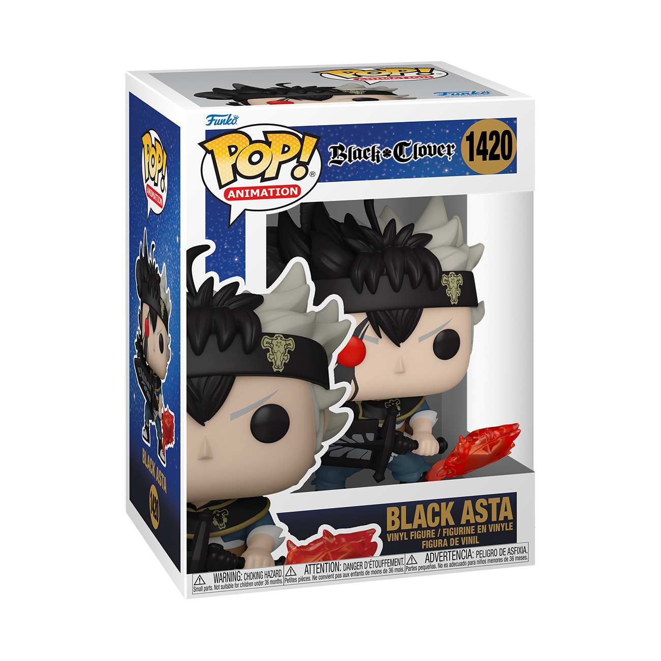 Funko POP! Animation: Black Clover Asta 4.55-in Vinyl Figure