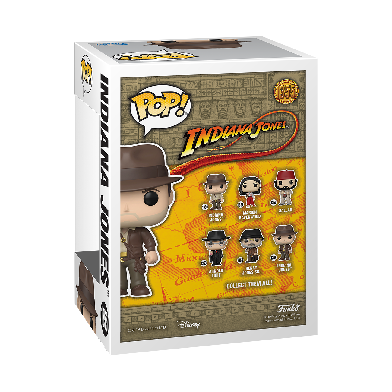 Funko POP! Indiana Jones: Raiders of the Lost Ark Indiana Jones with Jacket 4.65-in Vinyl Bobblehead