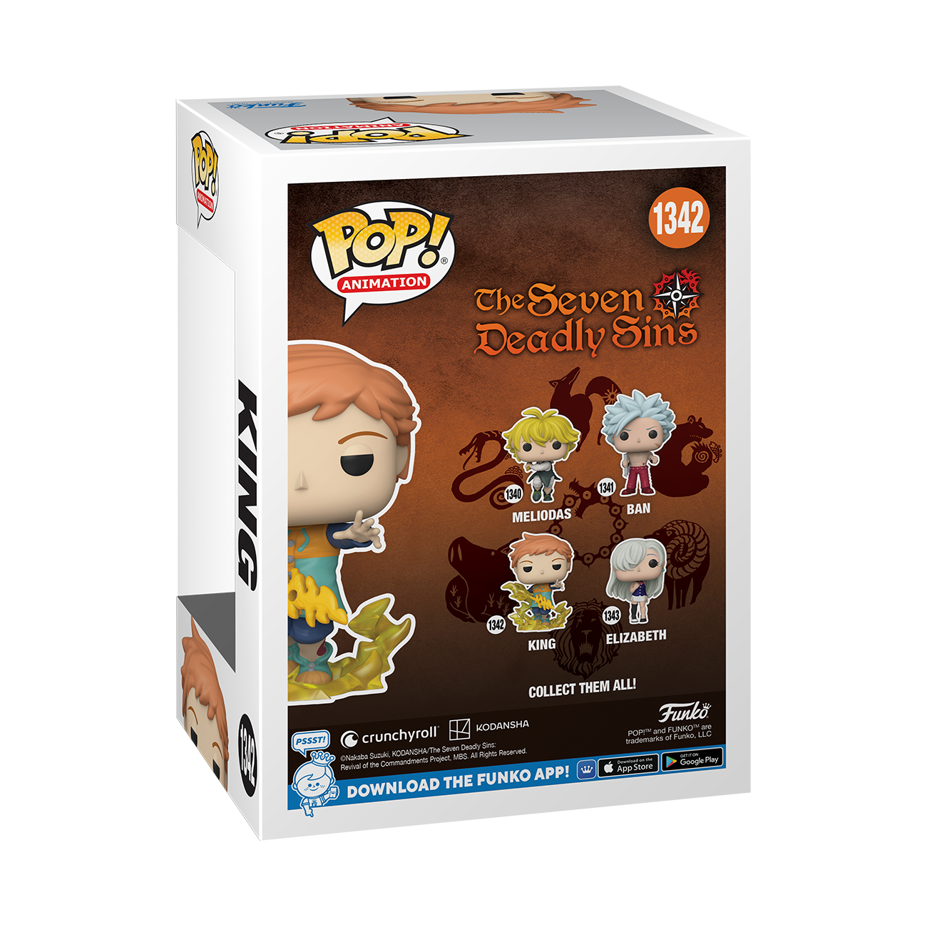 Funko POP! Animation: Seven Deadly Sins King 4.3-in Vinyl Figure