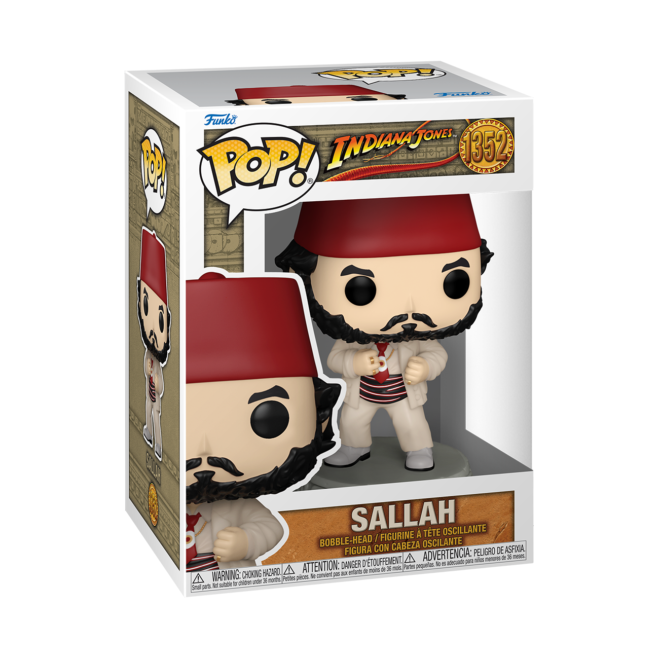  Funko Pop! Movies: Indiana Jones - Raiders of The Lost Ark, Indiana  Jones : Toys & Games