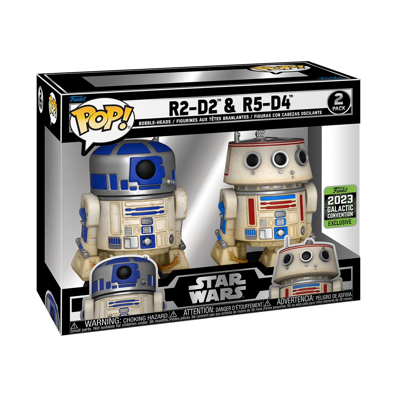 Funko Star Wars R2-D2 Salacious B. Crumb Exclusive Set of 2