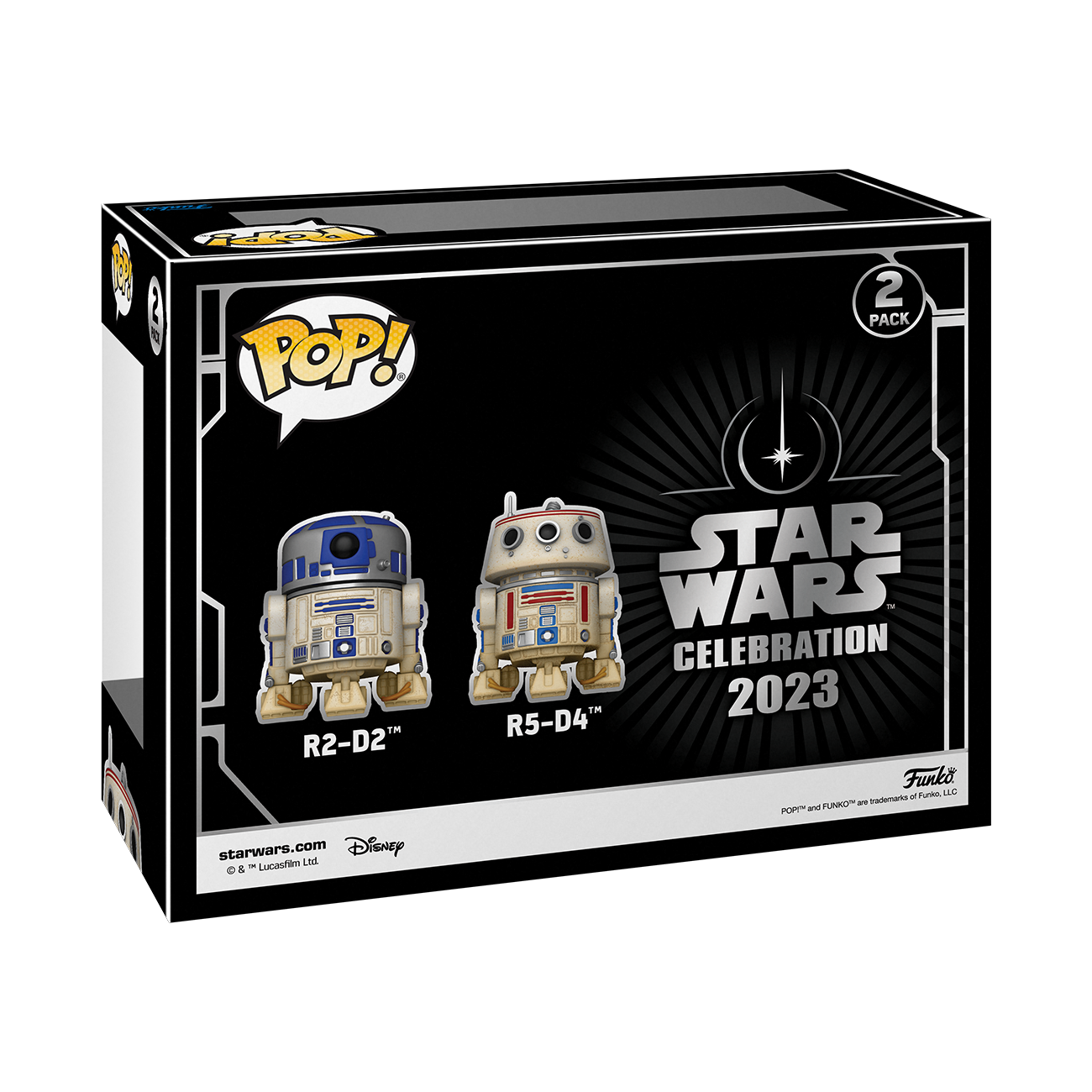 Funko Pop Star Wars: Star Wars - R2-D2 & C-3PO Exclusivo 2 Pack