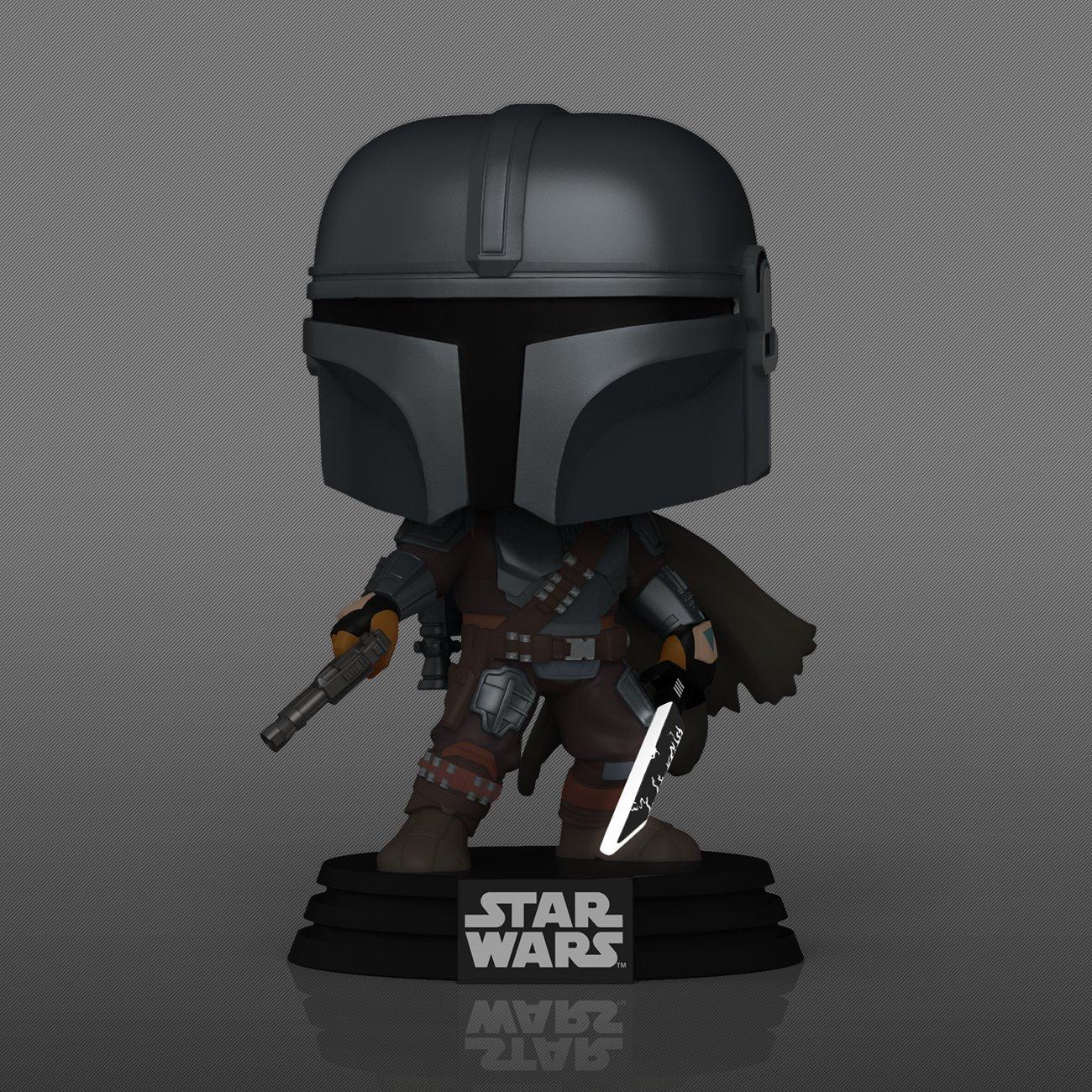 Funko Pop! Bobble Head - Star Wars - The Mandalorian with Gun