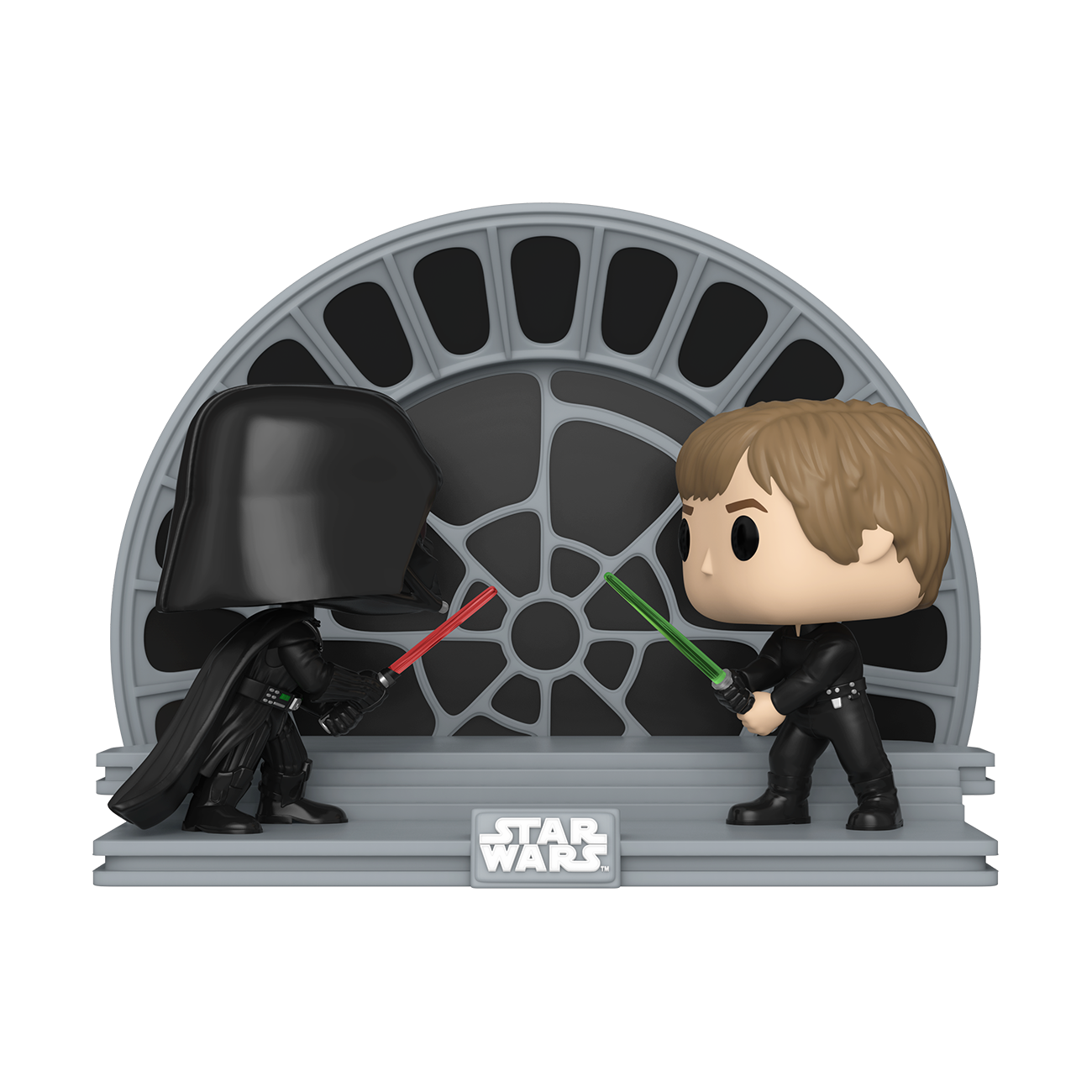 regenval Lengtegraad Ronde Funko POP! Star Wars: Episode VI - Return of the Jedi Luke Skywalker vs.  Darth Vader 6.25-in Vinyl Bobblehead Set 2-Pack | GameStop