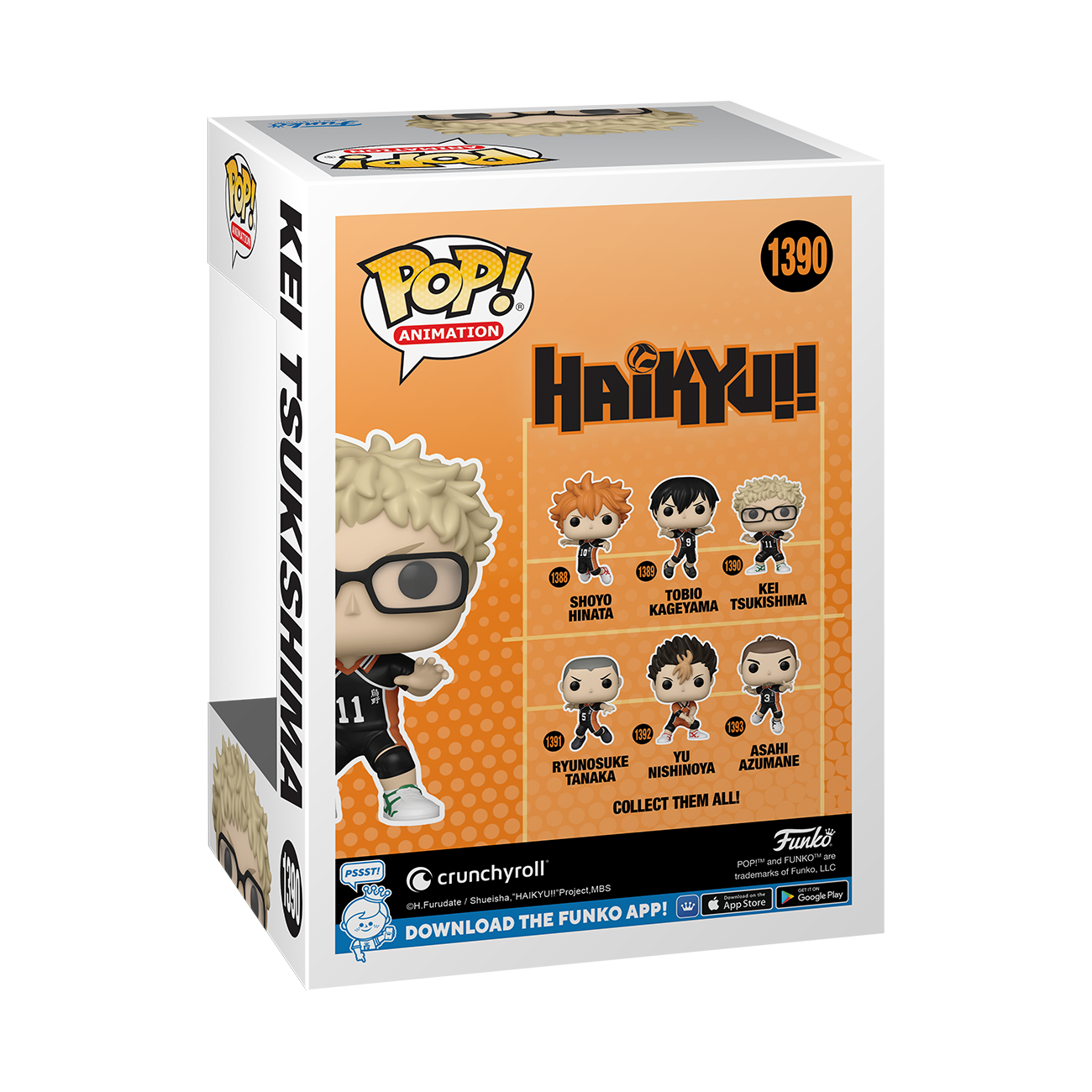 Funko POP! Animation: Haikyu!! Kei Tsukishim  4.05-in Vinyl Figure