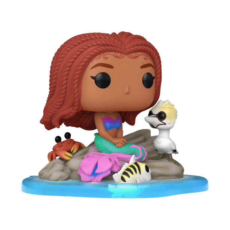 Funko POP! Deluxe: The Little Mermaid Ariel and Friends 3.9-in Vinyl Figure