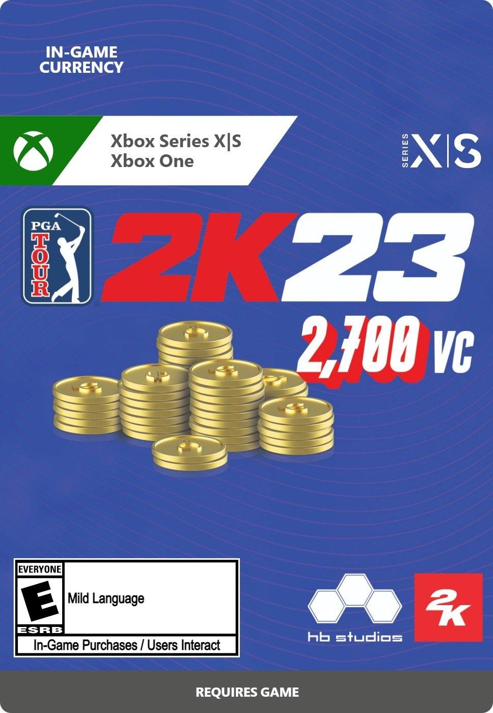 PGA Tour 2K23 2,700 VC Pack Xbox Series X GameStop