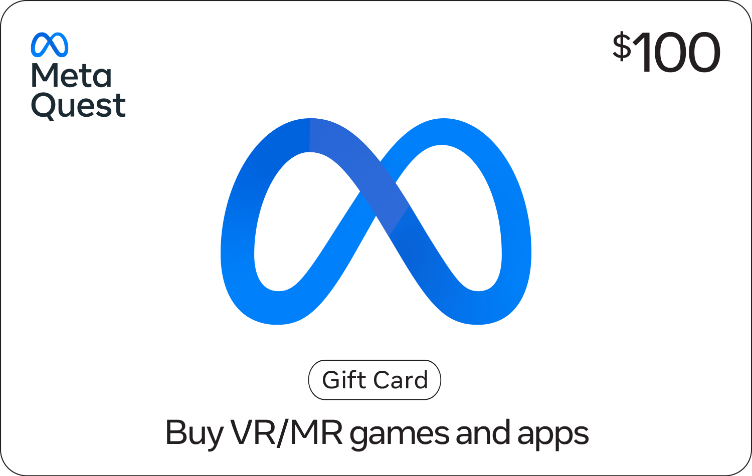 Meta Quest Gift Card $100