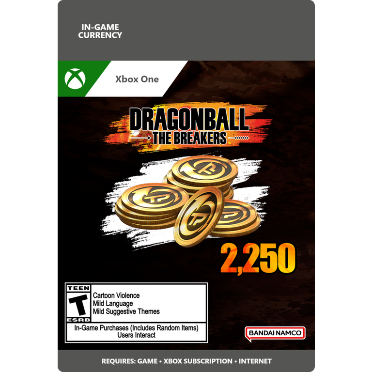 DRAGON BALL: THE BREAKERS - TP Token 2250 - Xbox One