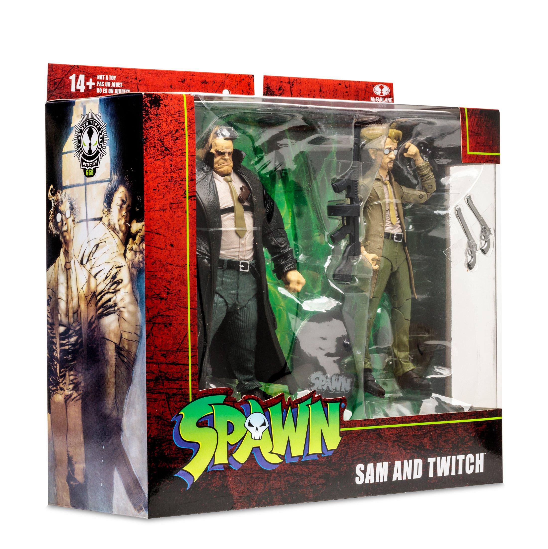 McFarlane Toys Spawn Sam and Twitch 7-in Action Figures