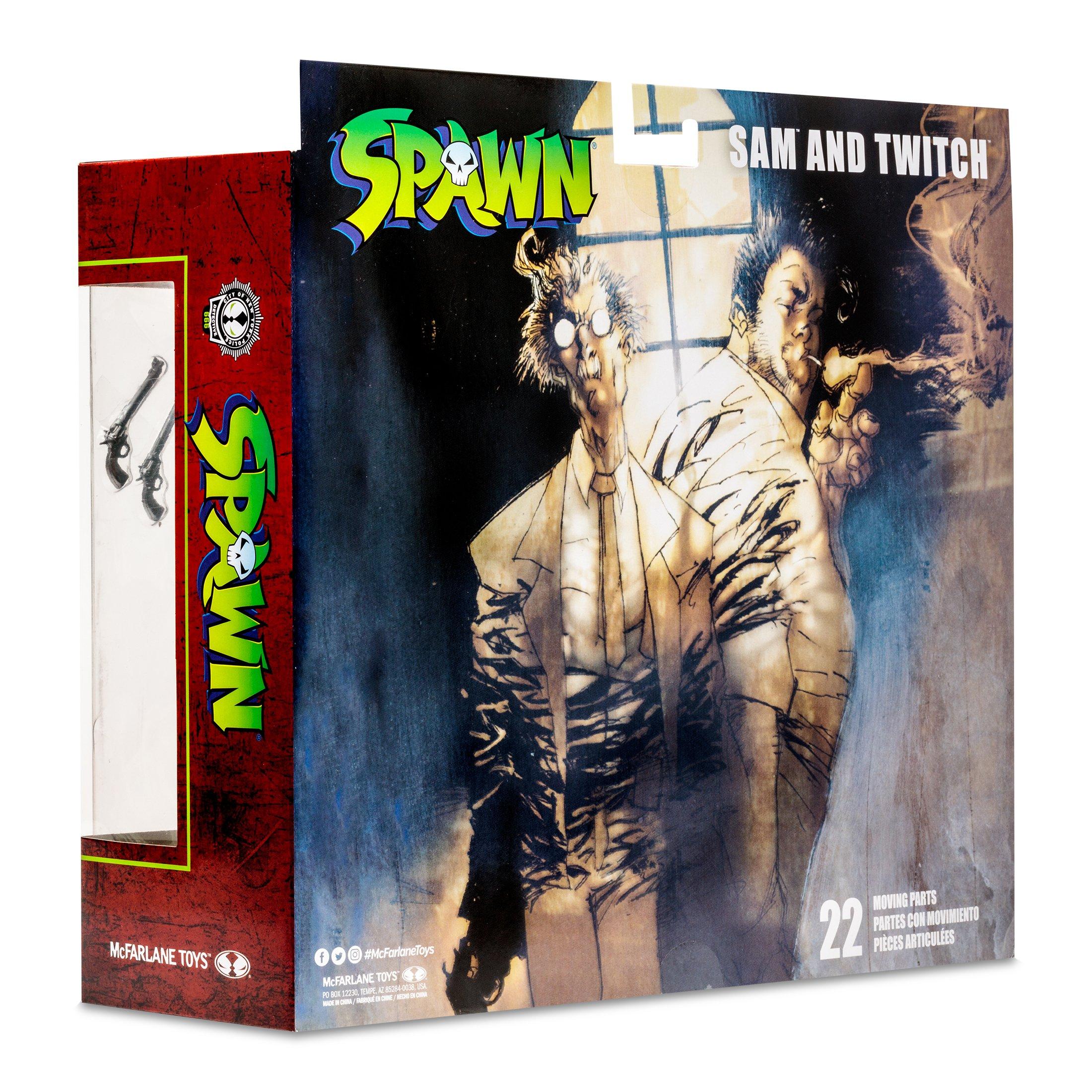 McFarlane Toys Spawn Sam and Twitch 7-in Action Figures | GameStop