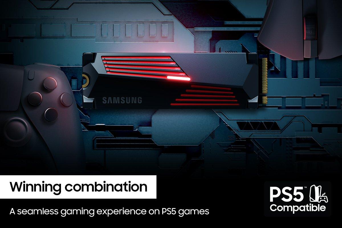 Samsung 990 pro with heatsink series 1tb pcie gen4 x4 nvme 2 0c m 2