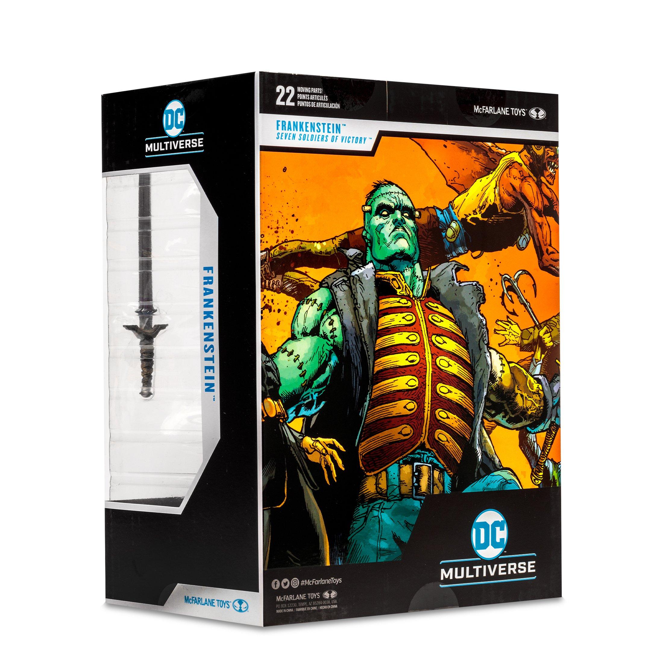 McFarlane Toys DC Multiverse Seen Soldiers of Victory Frankenstein Megafig 7-in Action Figure
