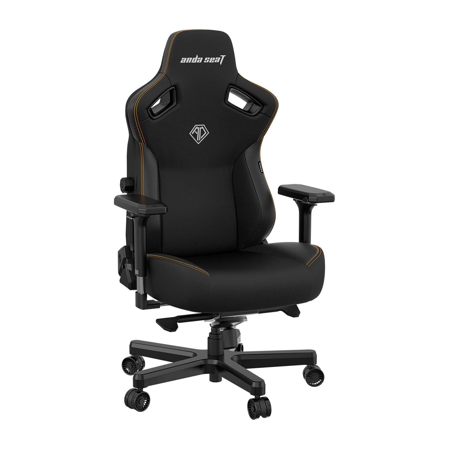 AndaSeat Kaiser 3 XL Gaming Chair Black PVC Leather