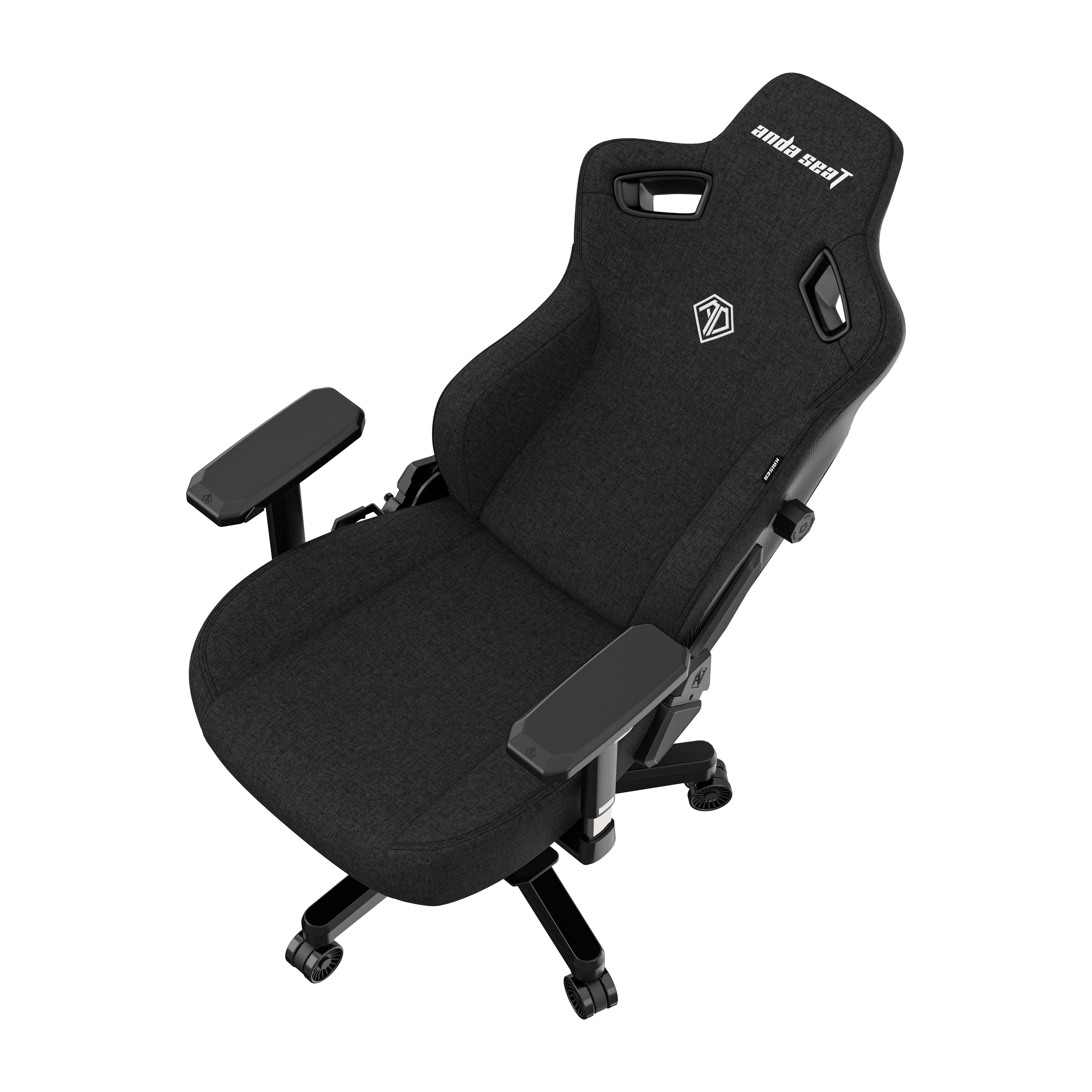 AndaSeat Kaiser 3 L Gaming Chair - Black PVC Leather