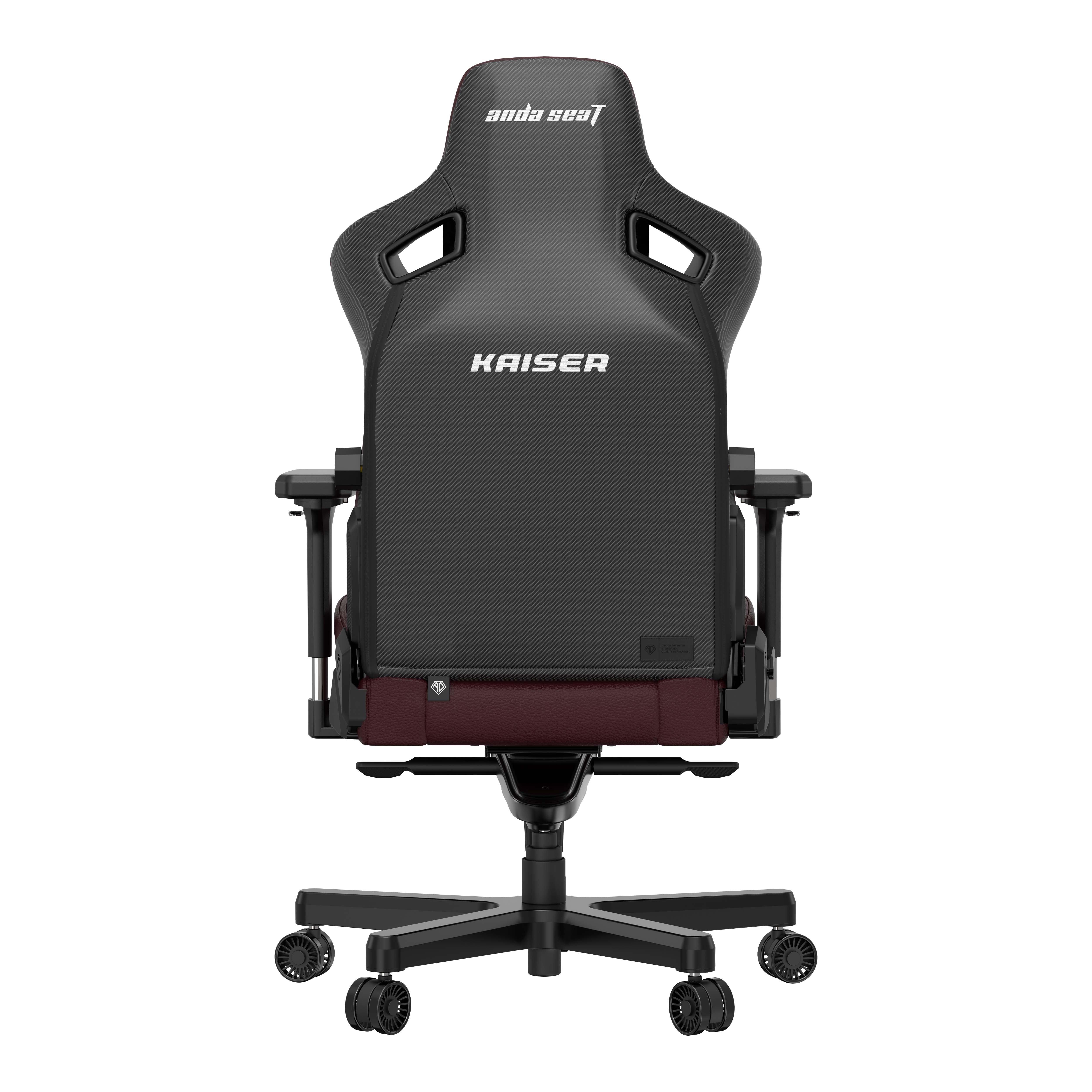 AndaSeat Kaiser 3 L Gaming Chair Maroon PVC Leather GameStop