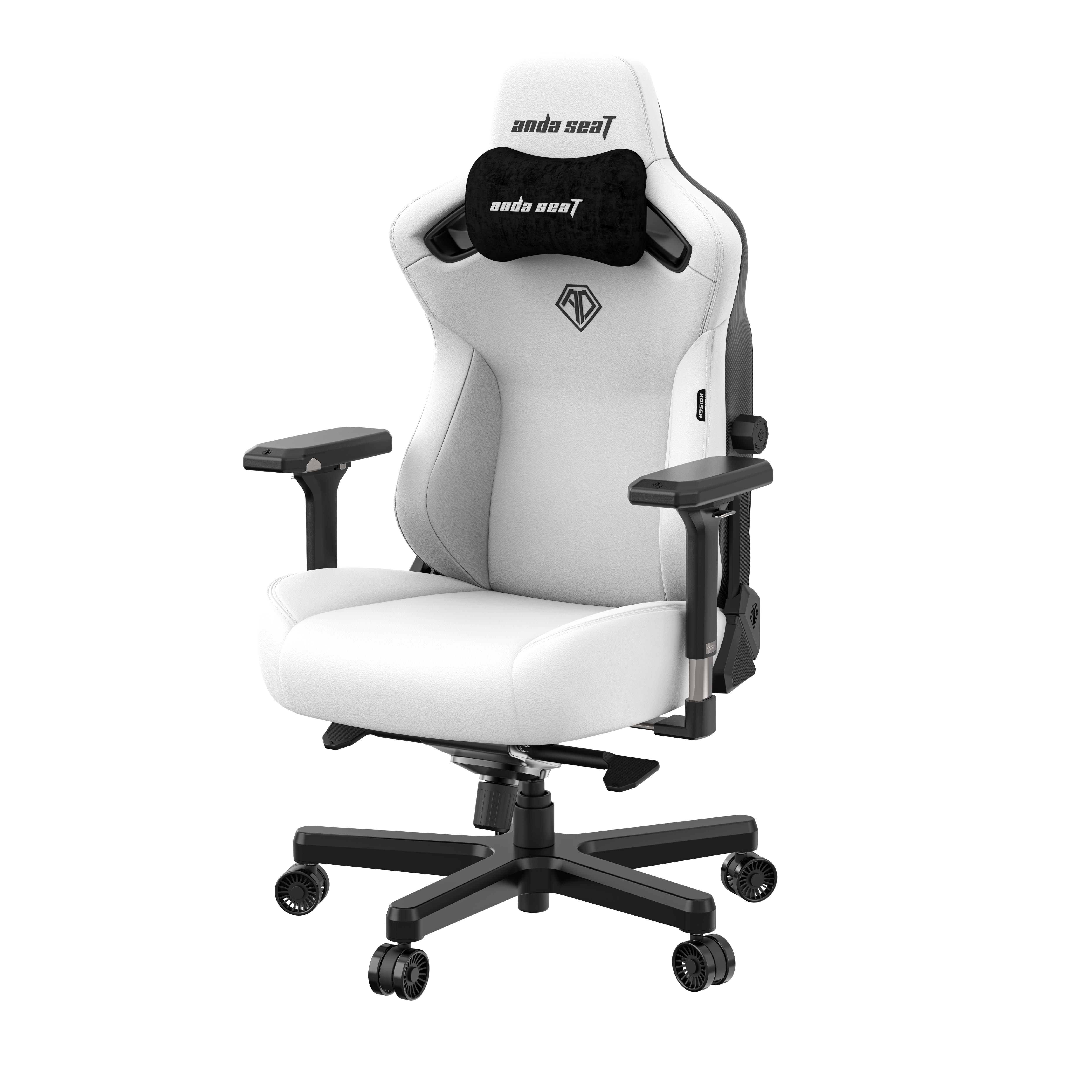 Ozge 2 New K136_64 Office and Gamer chair with neck and waist cushions  #beige-white