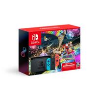list item 1 of 1 Nintendo Switch with Neon Red/Neon Blue Joy-Con Controllers and Mario Kart 8 Deluxe Bundle