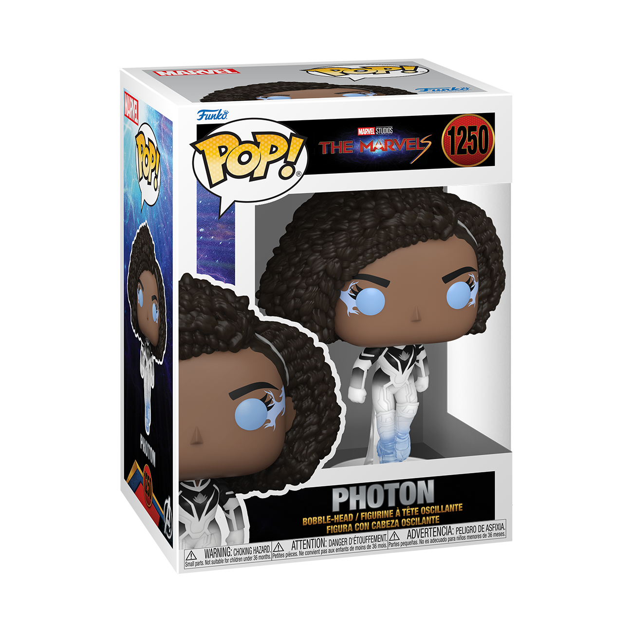 Funko POP! Marvel Studios' The Marvels Photon 4.8-in Vinyl Bobblehead