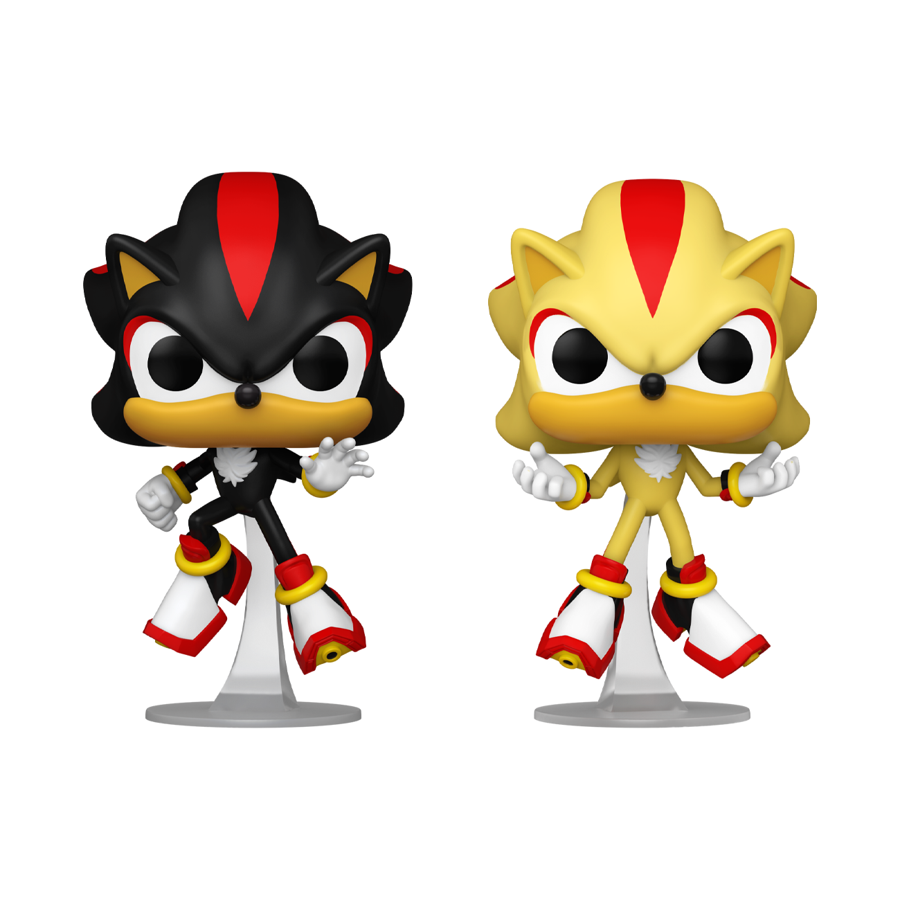 Funko POP! Games: Sonic the Hedgehog - Shadow and Super Shadow 4.75-in  Glow-in-the-Dark Vinyl Figure Set (2-Pack) GameStop Exclusive