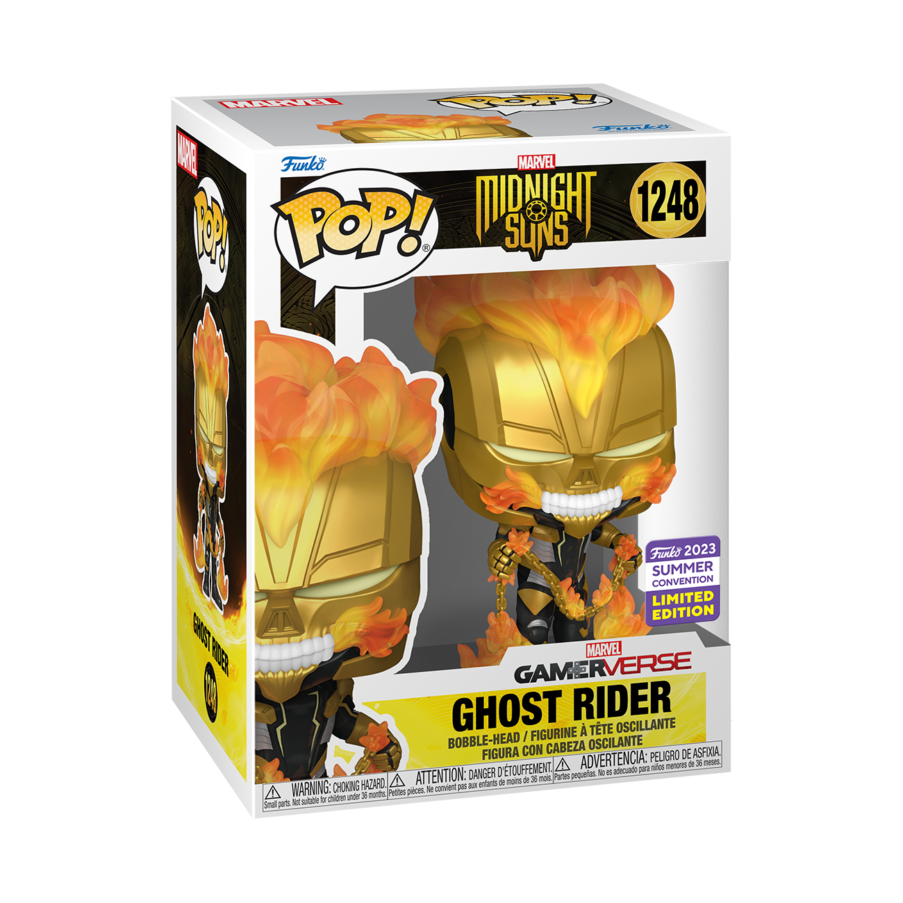 Funko Games: Marvel Midnight Suns Ghost Rider Vinyl Figure 2023 Diego Comic Exclusive | GameStop