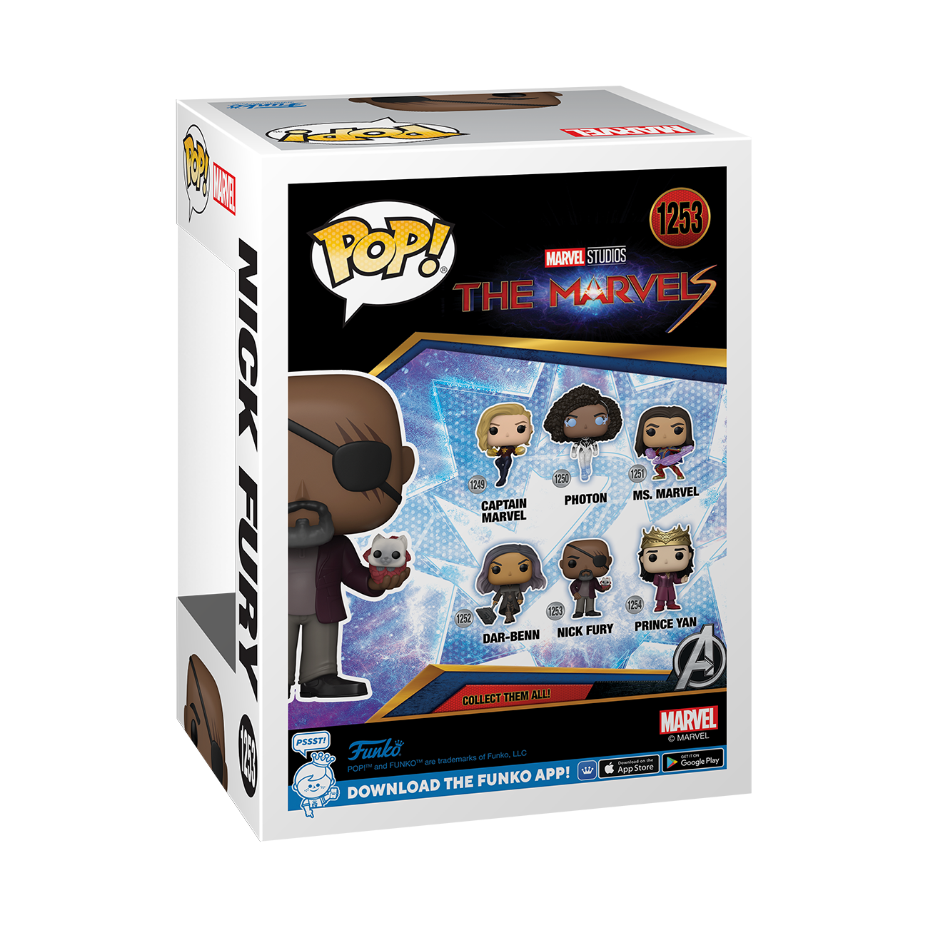 Funko Bitty POP! Marvel (Captain America, Nick Fury, Thor, and