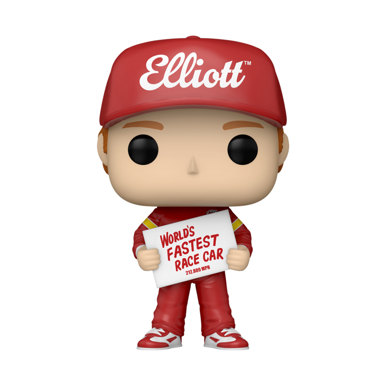 Funko POP! NASCAR Bill Elliot (World's Fastest Race Car Sign) 4-in Vinyl Figure