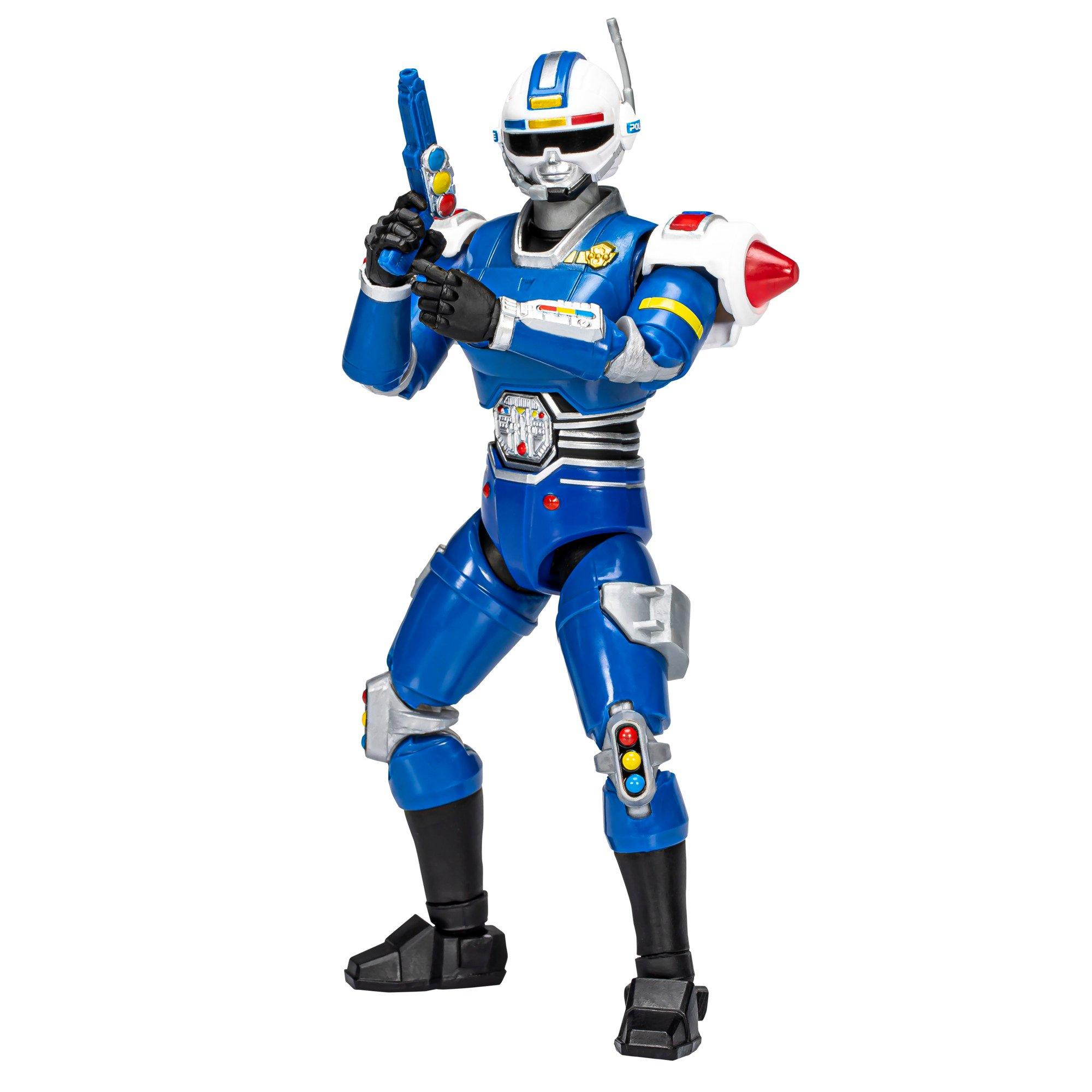 Hasbro Power Rangers Lightning Collection Turbo Blue Senturion 6-in Action Figure