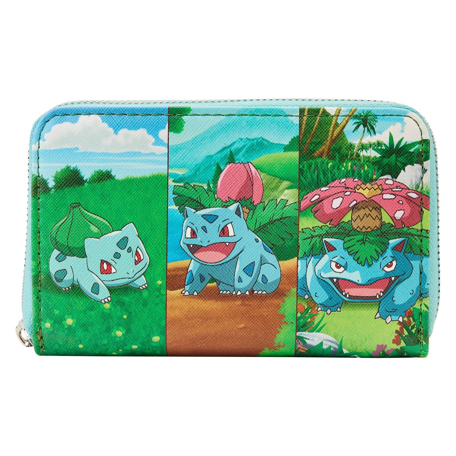 Loungefly Pokemon Bulbasaur Evolution Zip Around Wallet