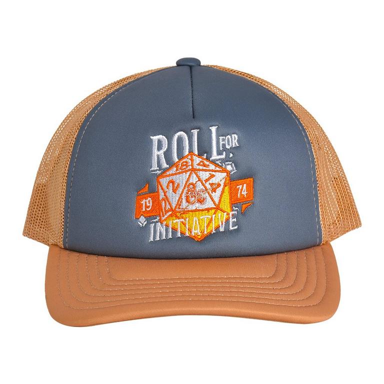 Dungeons and Dragons Roll for Initiative 1974 Foam Snapback Trucker Hat
