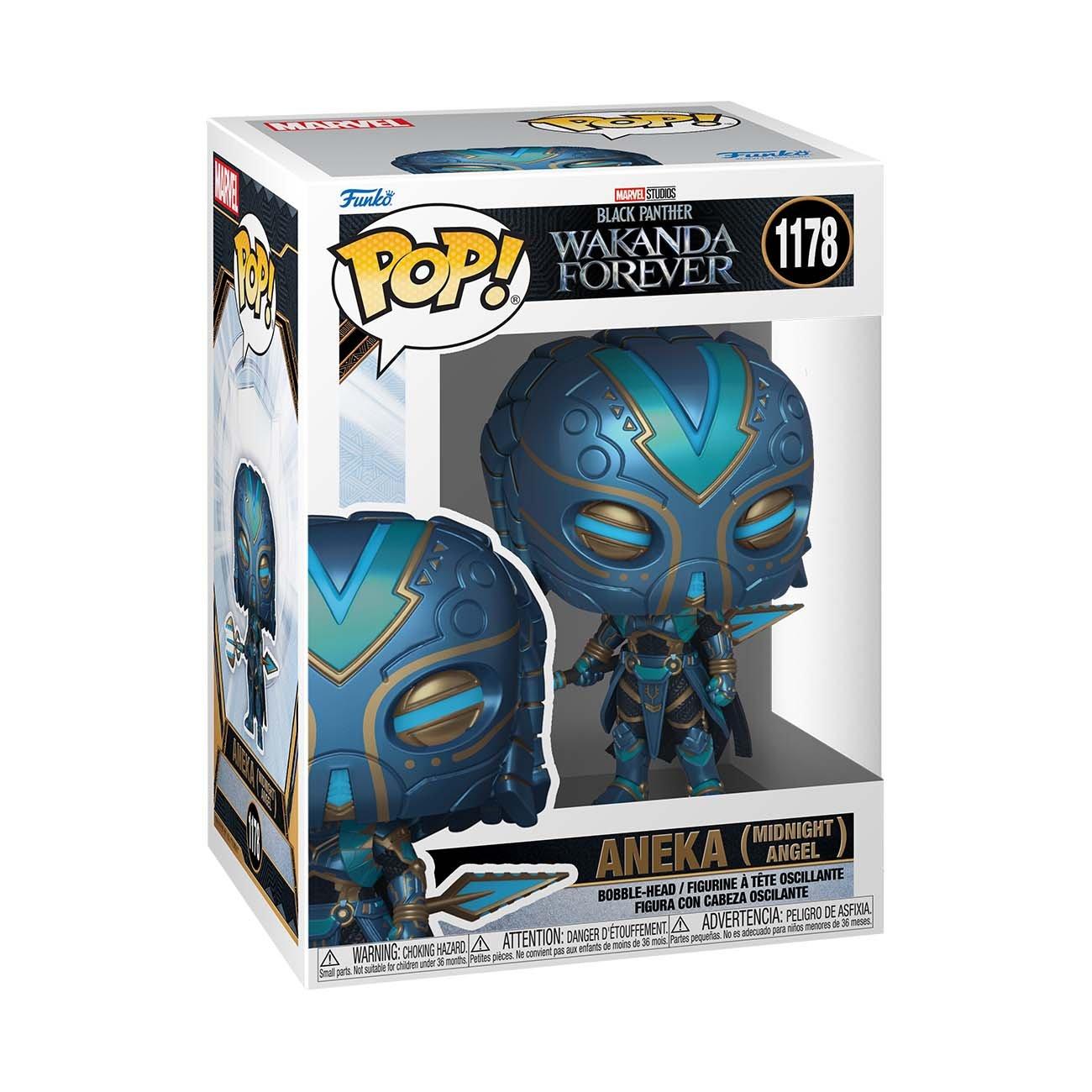 Funko POP! Marvel Black Panther: Wakanda Forever Aneka (Midnight Angel)  3.55-in Vinyl Bobblehead