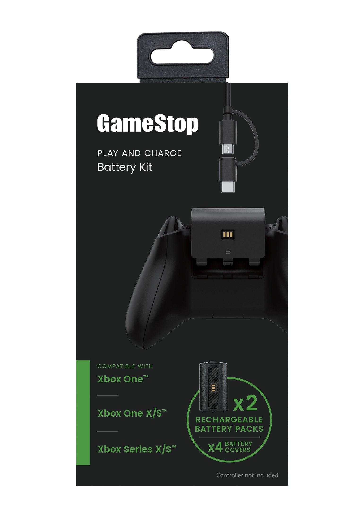 GameStop Play and Charge Battery Kit for Xbox Series X S and Xbox