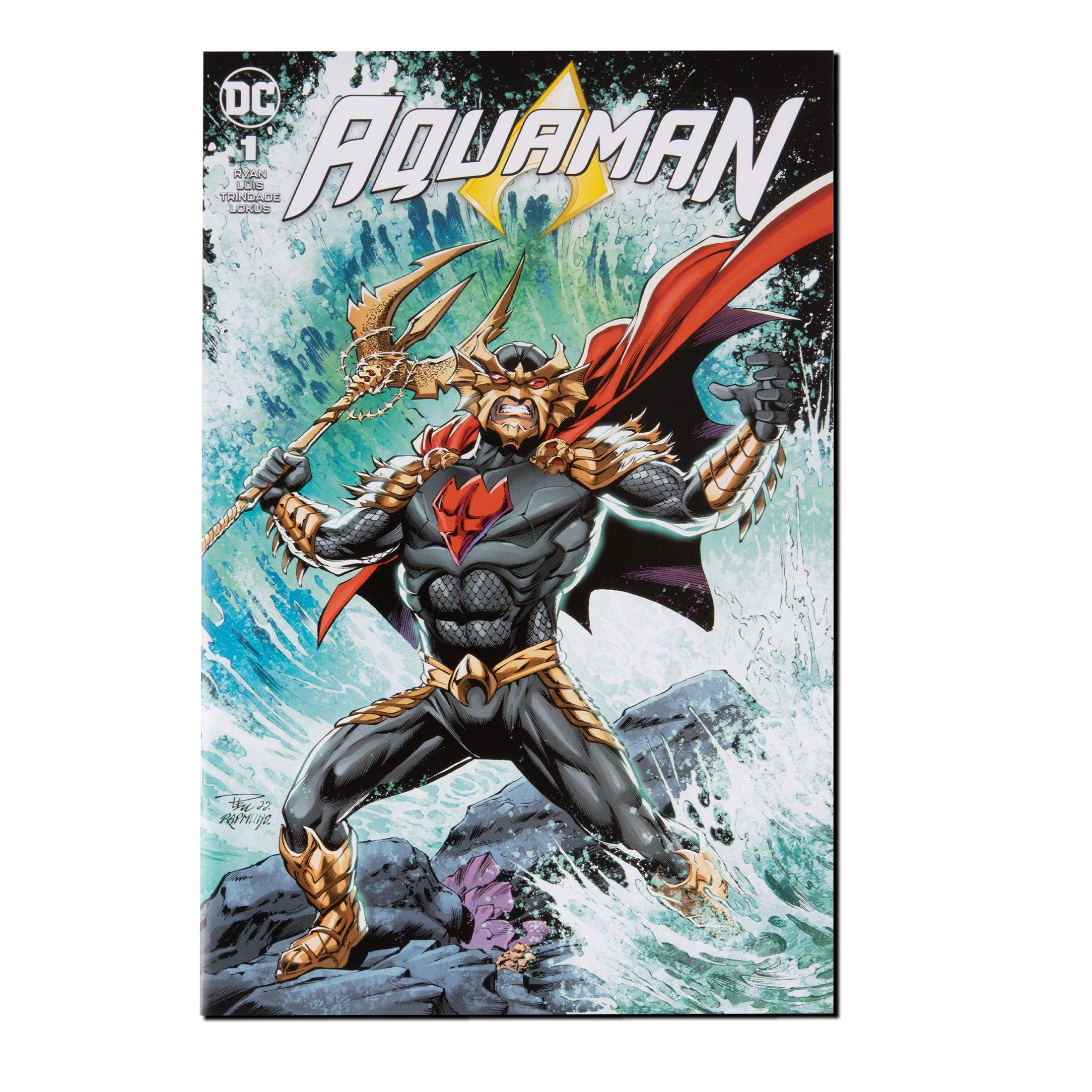 DC Direct 7in Figure with Comic - Aquaman WV3 - Ocean Master