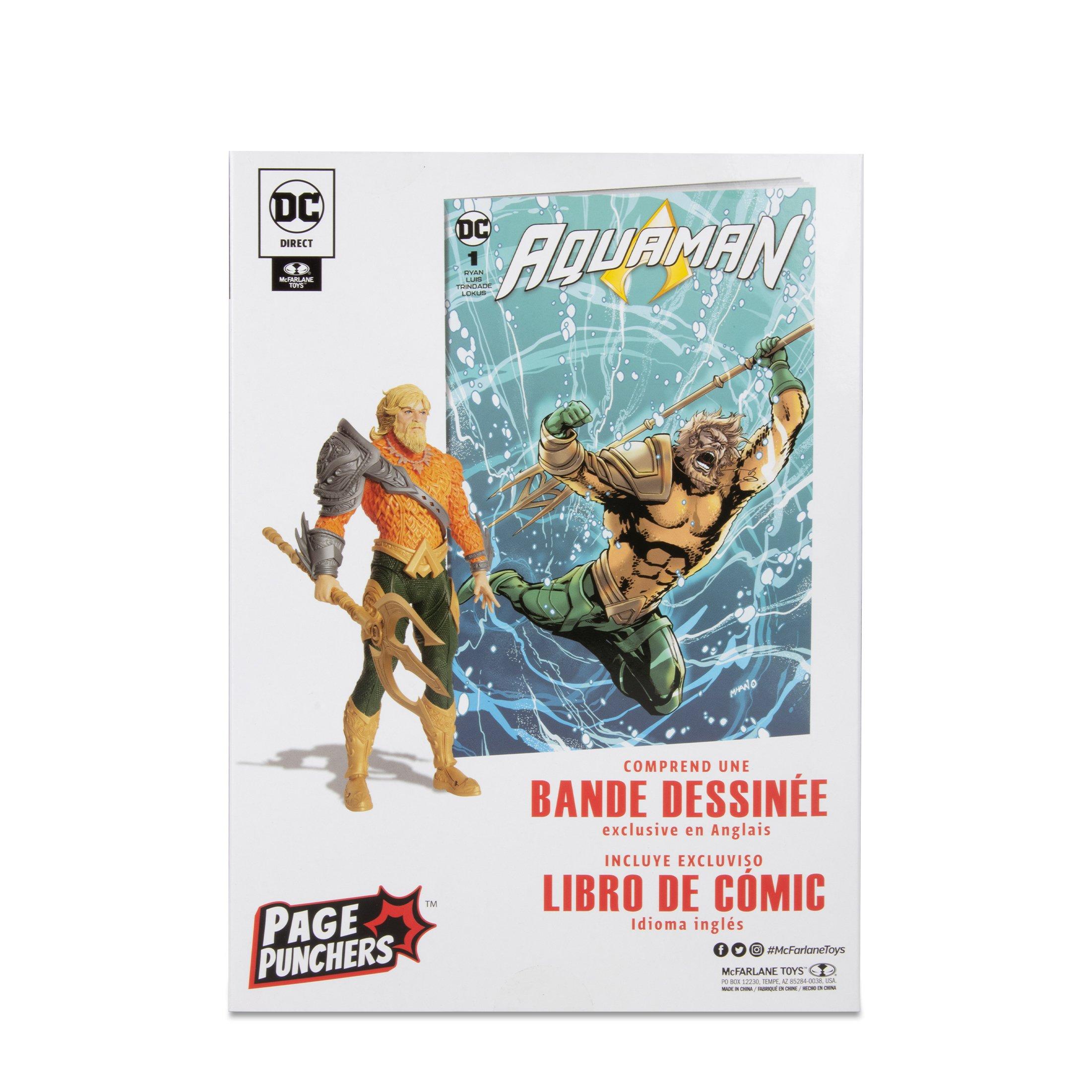 McFarlane Toys - Aquaman DC Classic 7 Pollici Action Figure Con Collezionabile Digitale
