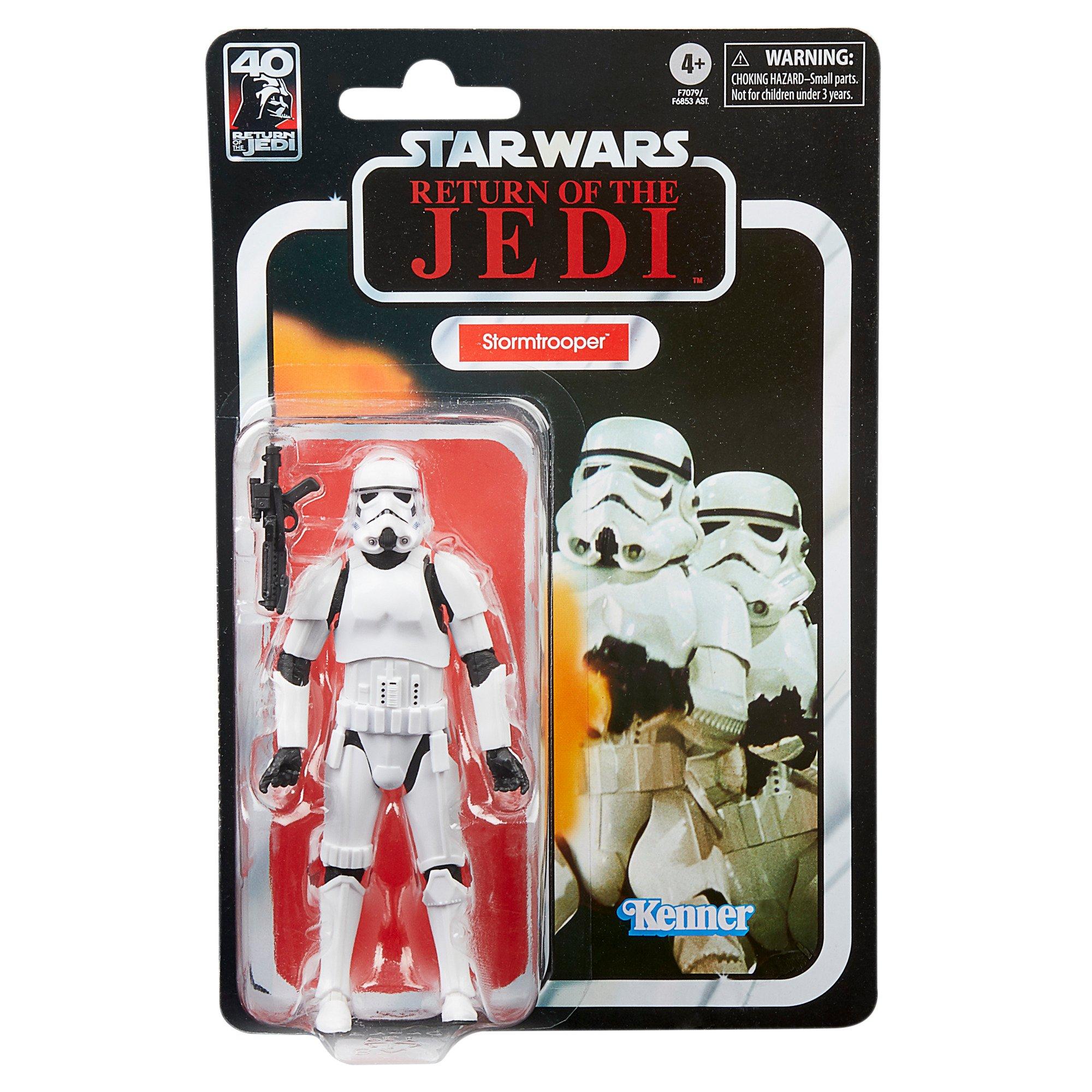  STAR WARS The Black Series Stormtrooper, Return of The Jedi  40th Anniversary 6-Inch Collectible Action Figures, Ages 4 and Up : Toys &  Games