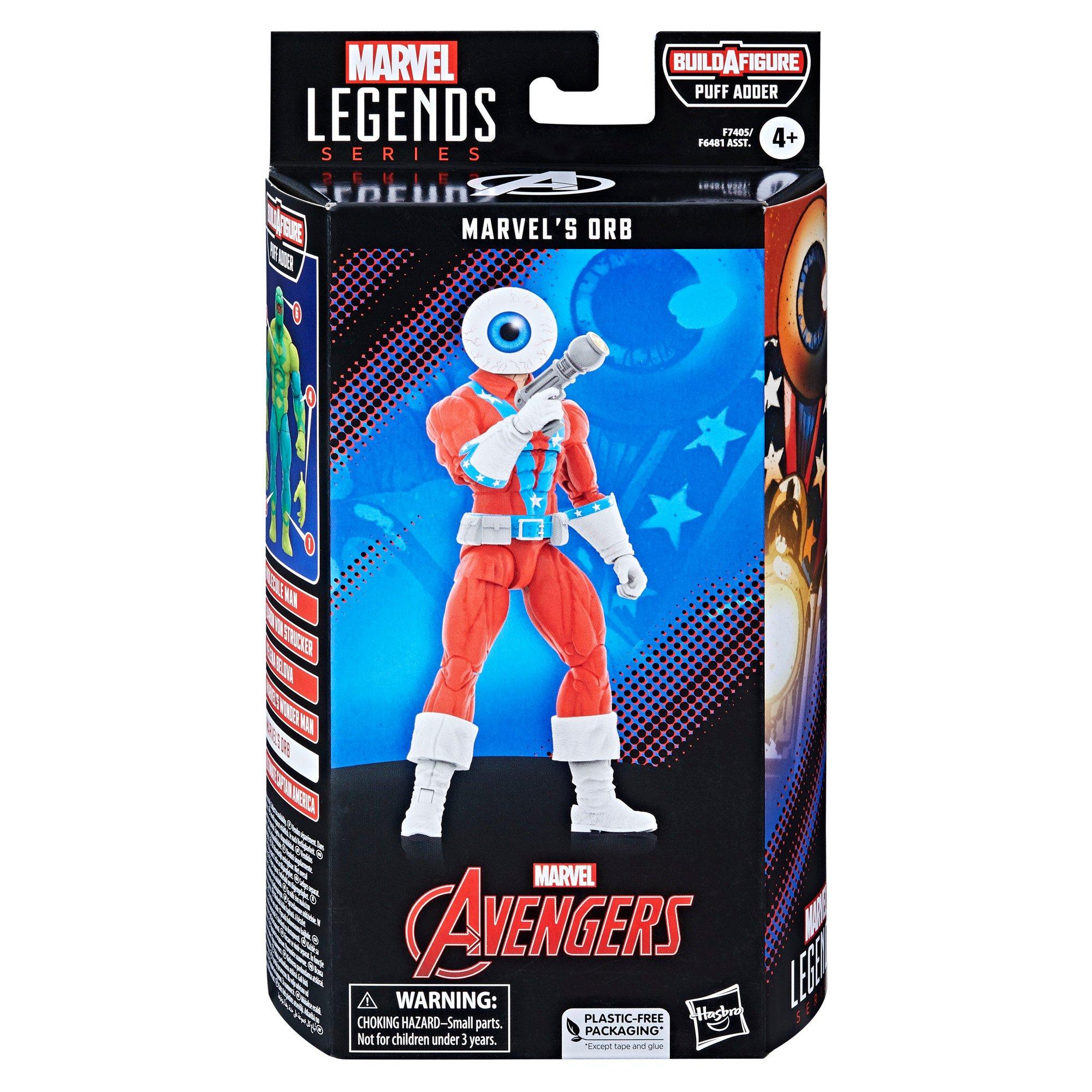 Hasbro Marvel Legends Series Avengers Marvel's Orb Build-A-Figure 6-in Action Figure