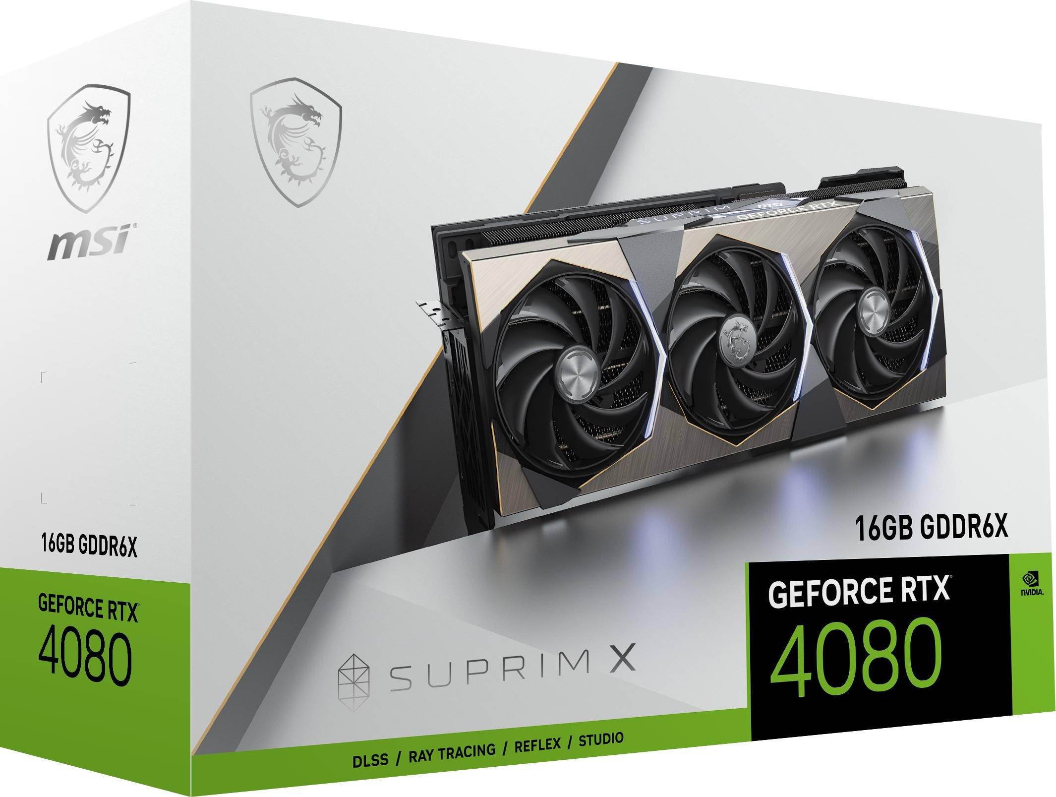 MSI GeForce RTX™ 4080 16GB VENTUS 3X OC, Graphics Card