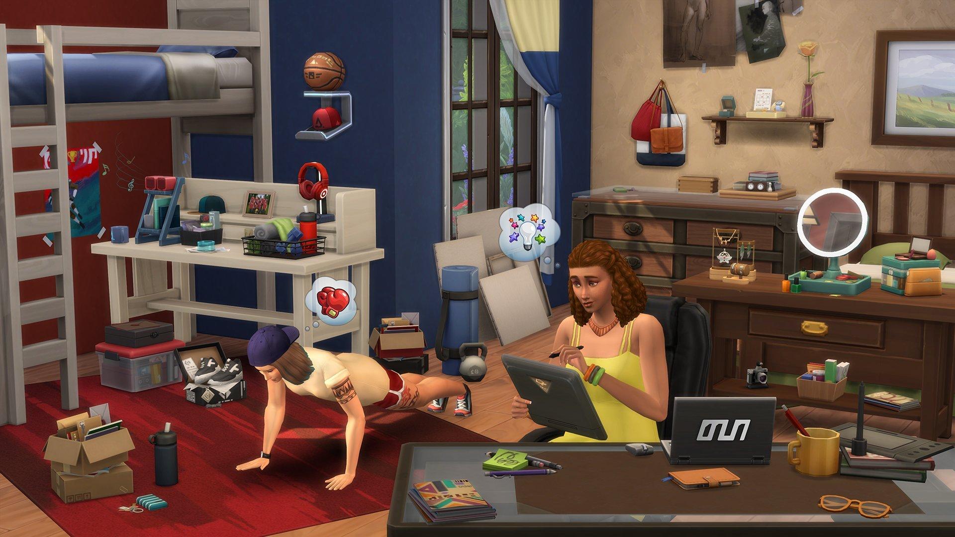 The Sims 4 new kits will add clutter or coziness to Sims' homes