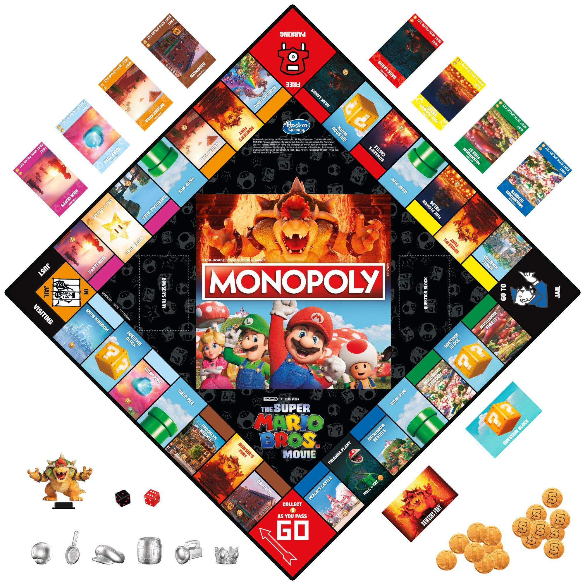 Monopoly Super Mario Movie Board Game | GameStop