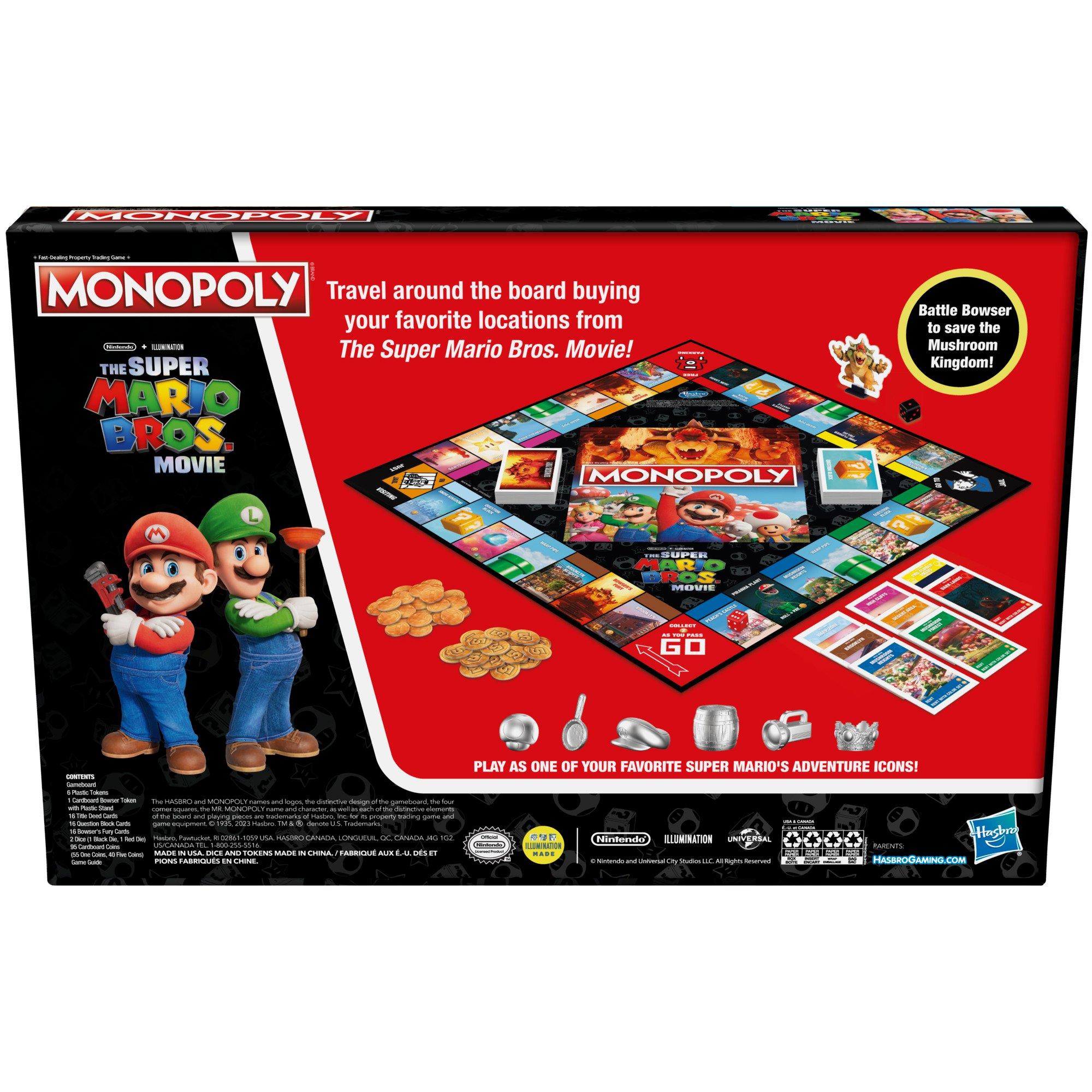 Monopoly The Super Mario Bros Movie Monopoly