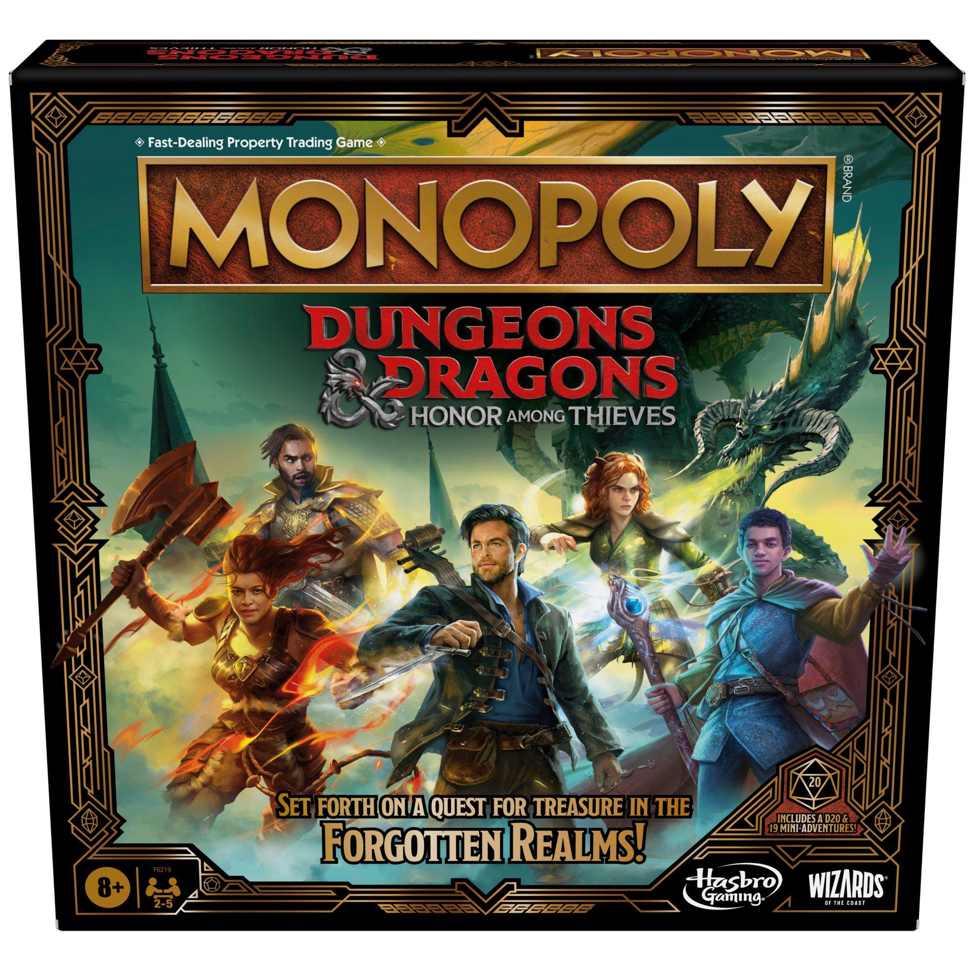 Monopoly Dungeons and Dragons: Honor Among Thieves Movie Edition Board Game  | GameStop